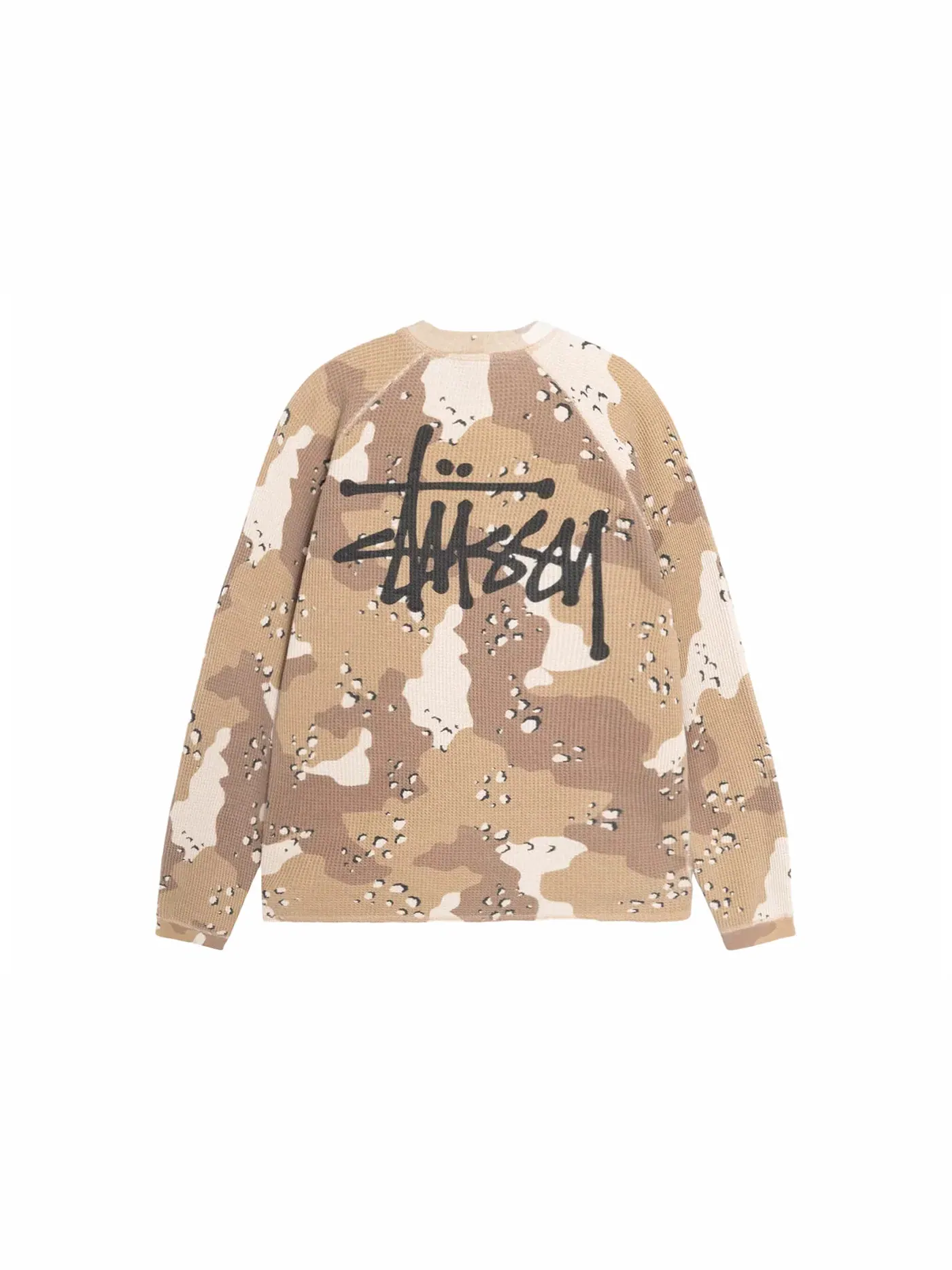 Мужской свитшот с принтом Crew Stussy, Desert Camo — изображение 1 из 2