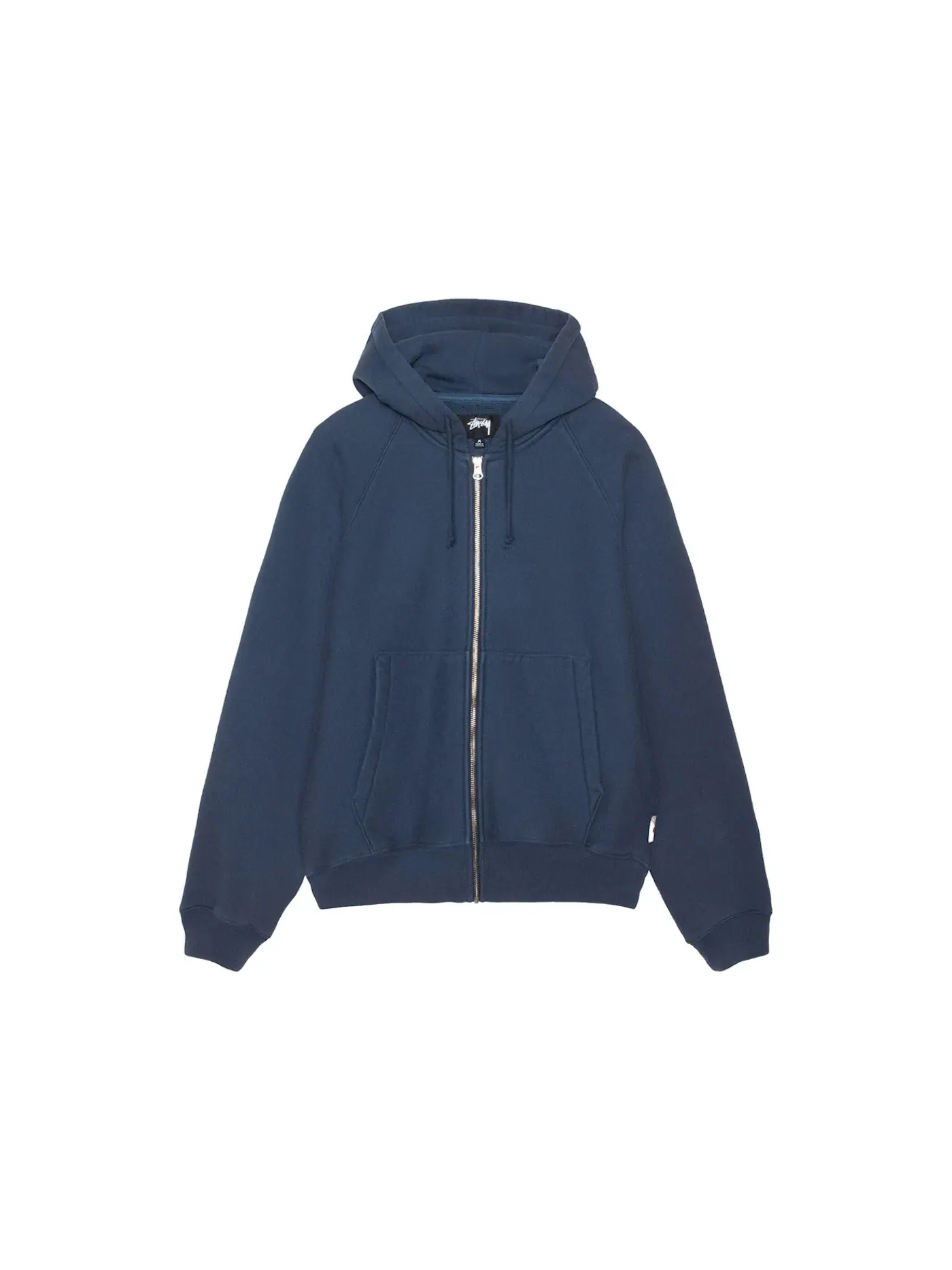 Мужской худи с длинным рукавом Stussy — изображение 1 из 2, темно-синий