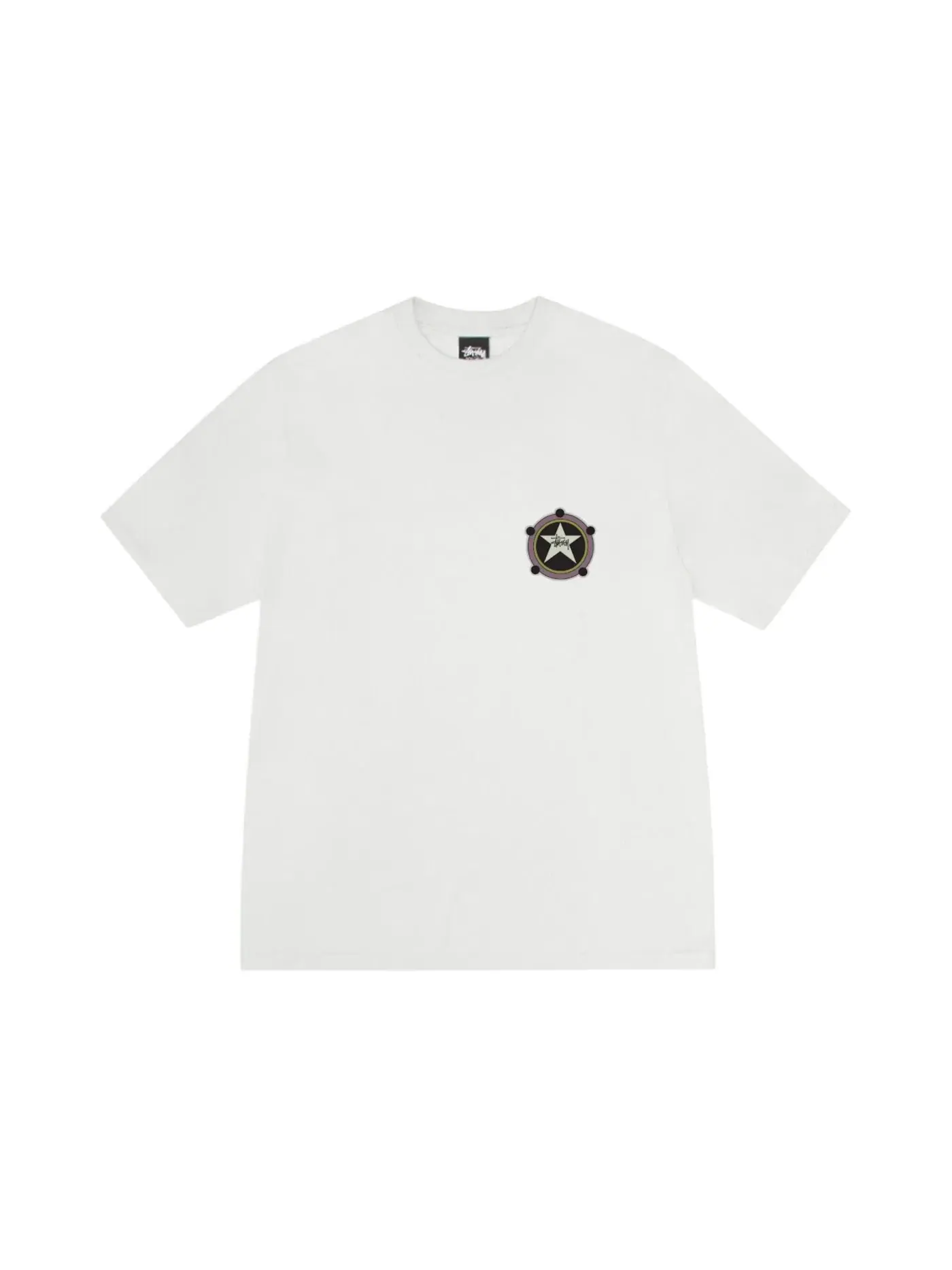 Мужская футболка с пигментным окрашиванием Stussy Tee — изображение 1 из 2, прозрачный