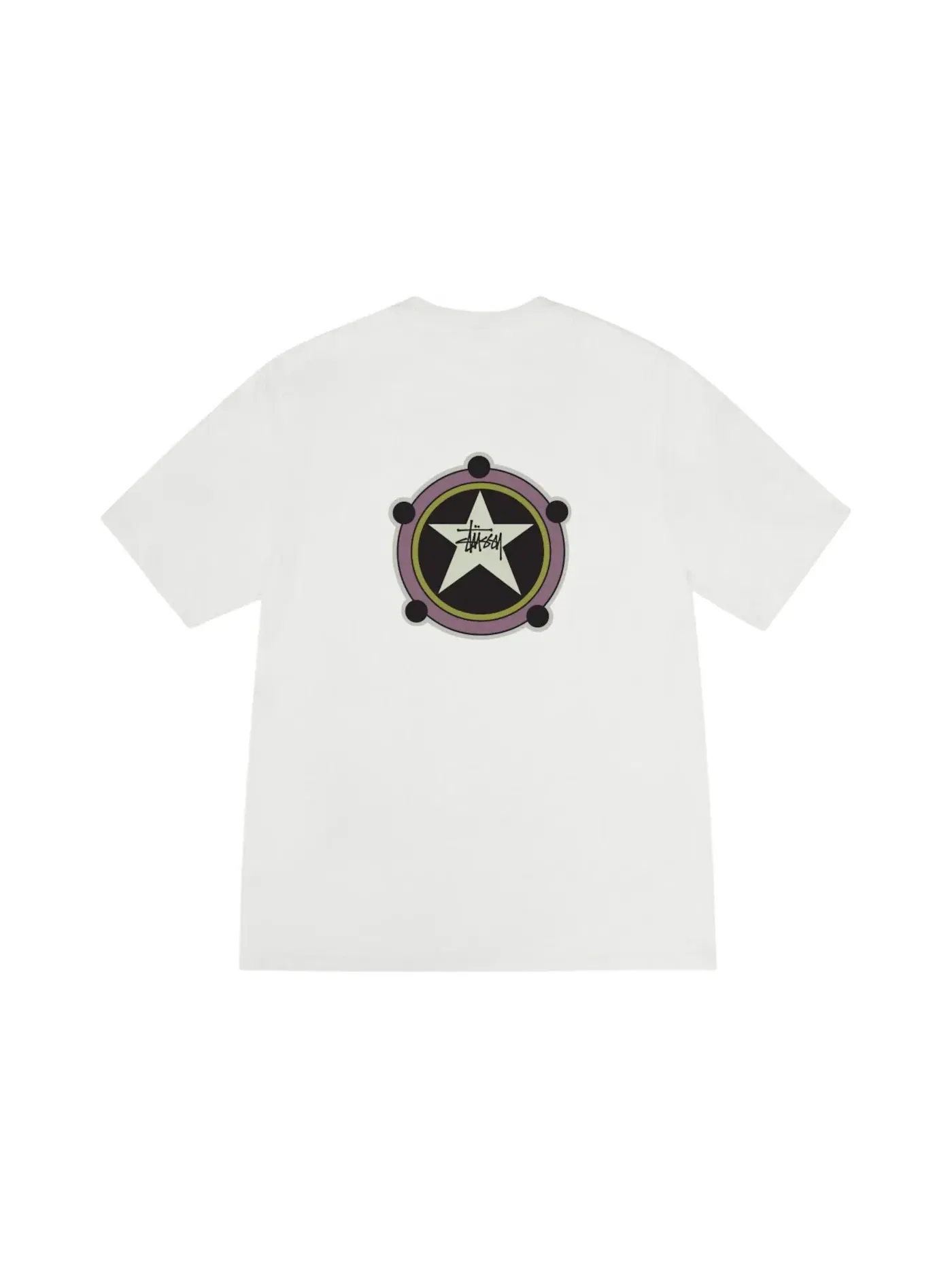 Мужская футболка с пигментным окрашиванием Stussy Tee — изображение 2 из 2, прозрачный