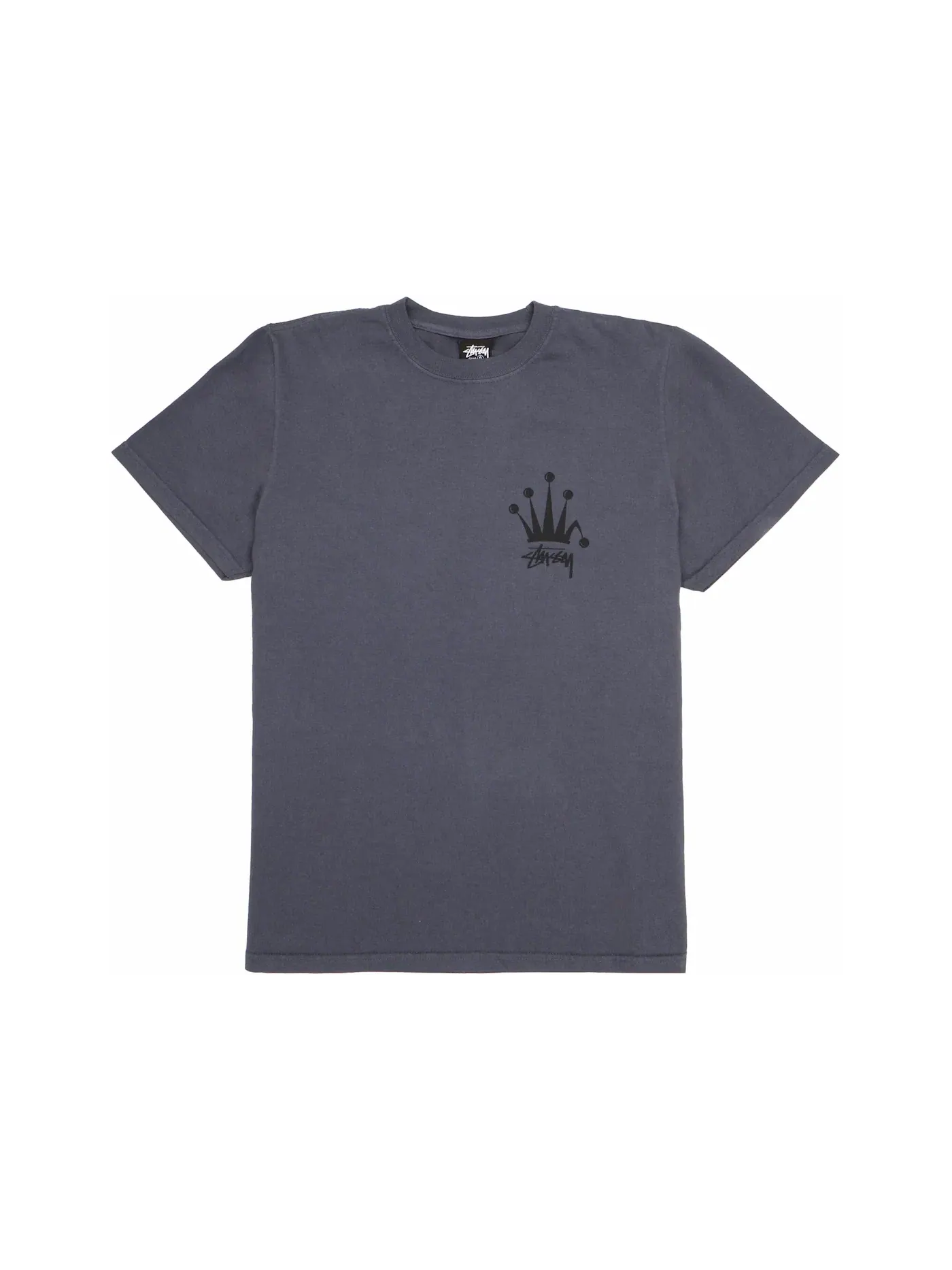 Мужская футболка с принтом Stussy Regal Crown — изображение 2 из 2, синий