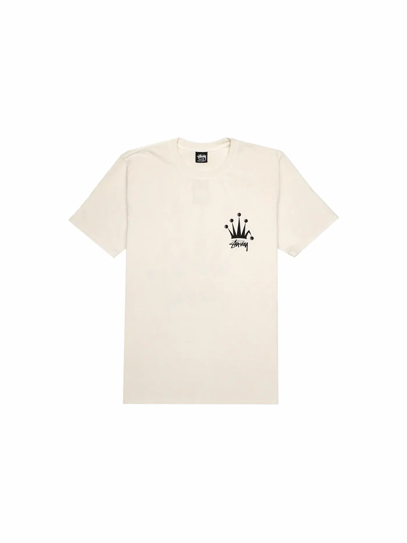 Мужская футболка с принтом Regal Crown Stussy — изображение 2 из 2, прозрачный
