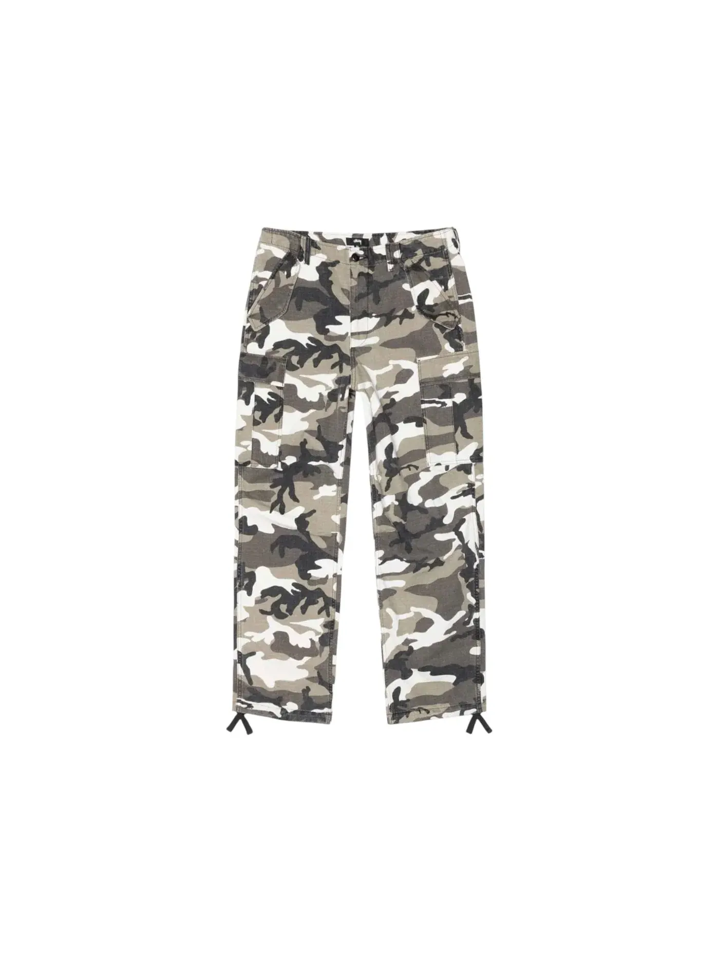 Мужские брюки карго с принтом Pant Stussy — изображение 1 из 2, снежный камуфляж