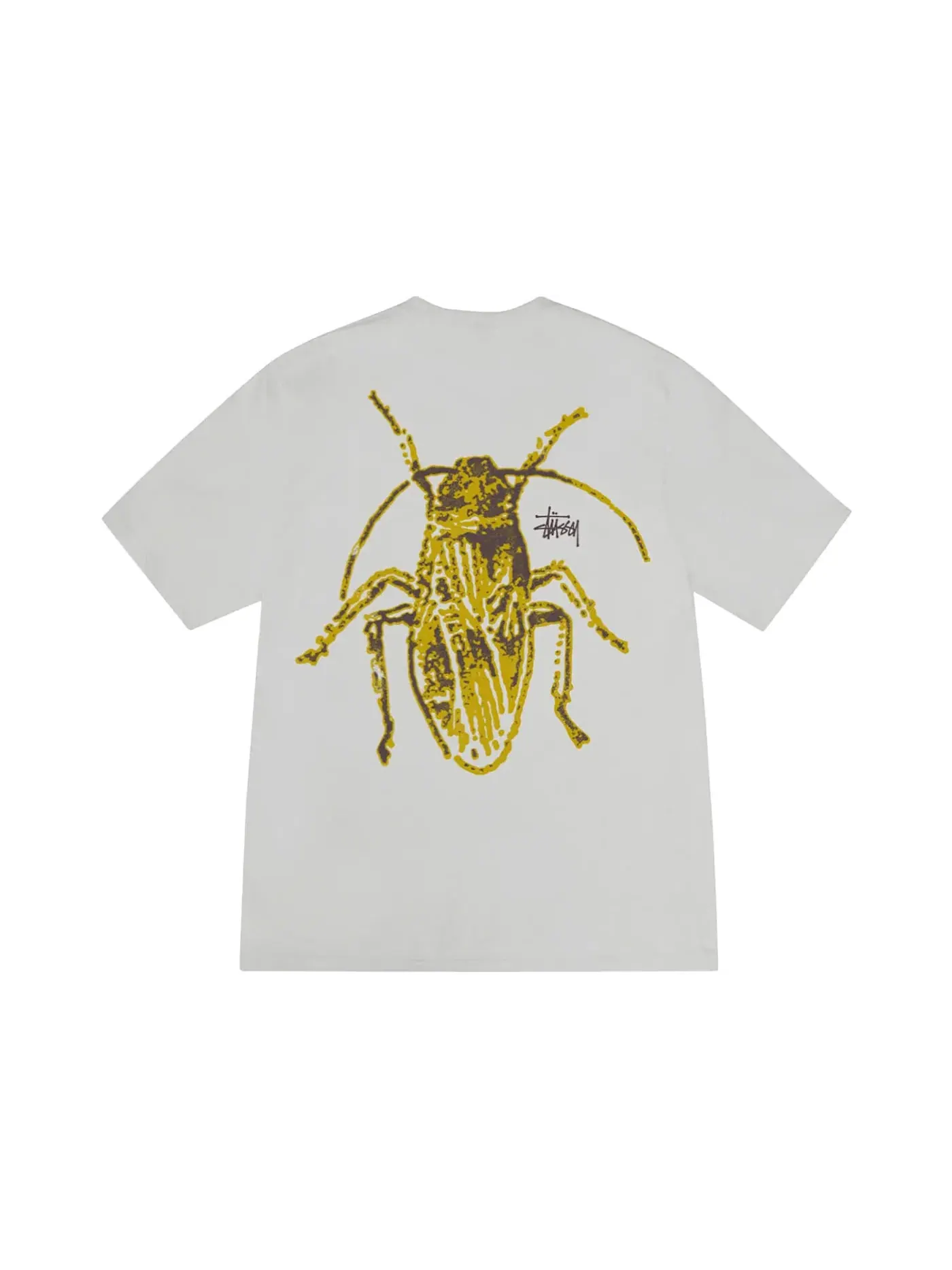 Мужская футболка с принтом Roach Tee Stussy — изображение 1 из 2, туманный