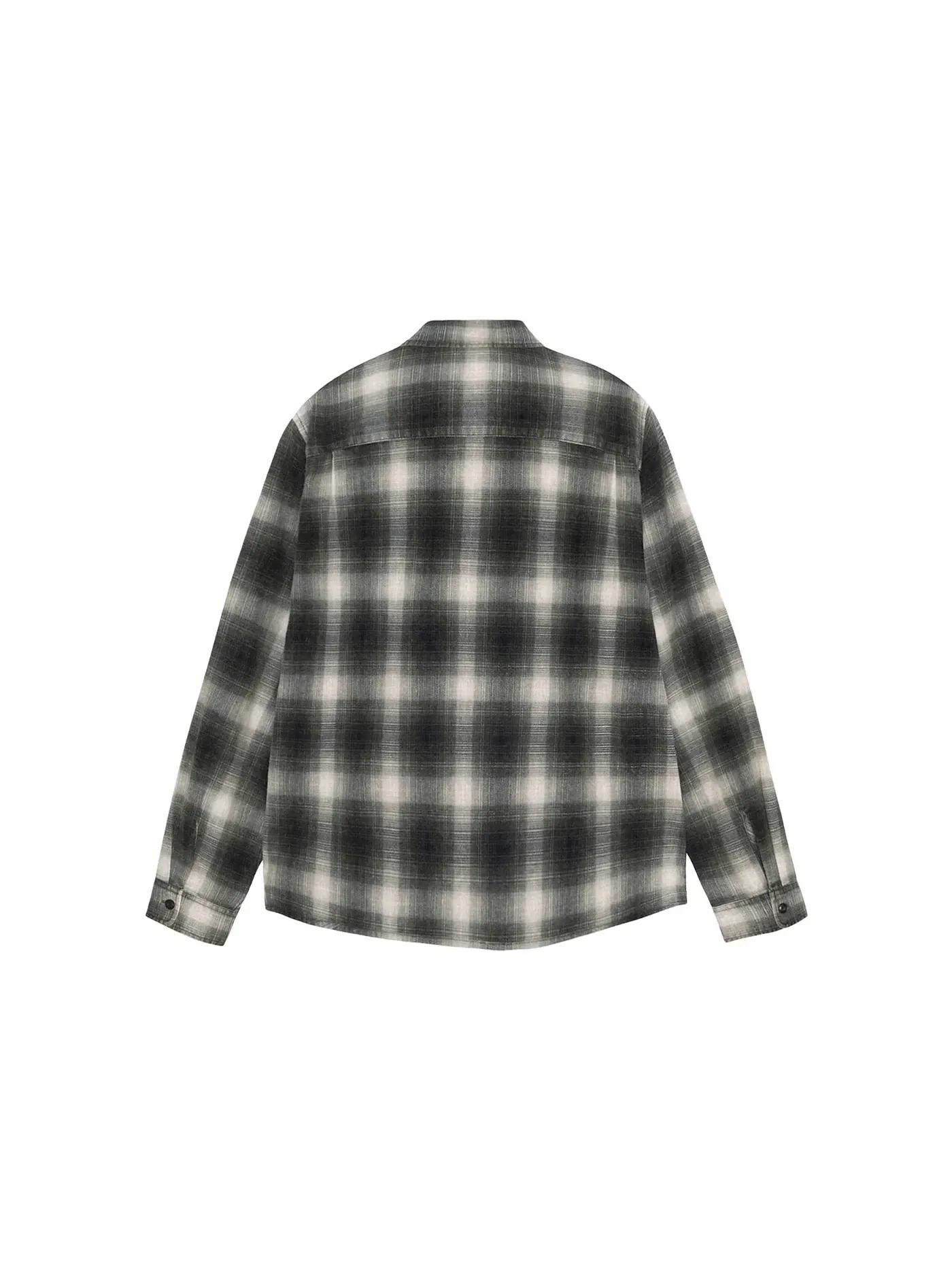 Мужская фланелевая рубашка с принтом Rocco Stussy — изображение 2 из 2, серый