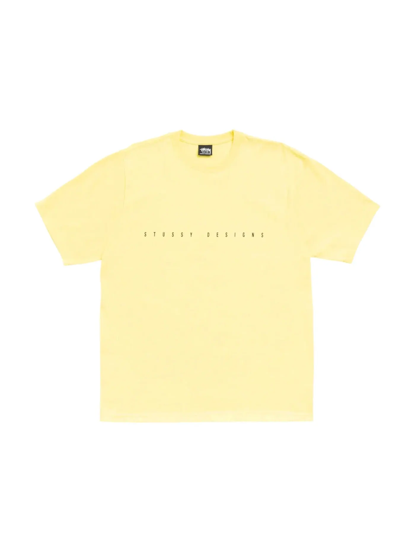 Мужская футболка с принтом Stussy Tee — изображение 1 из 2, желтый