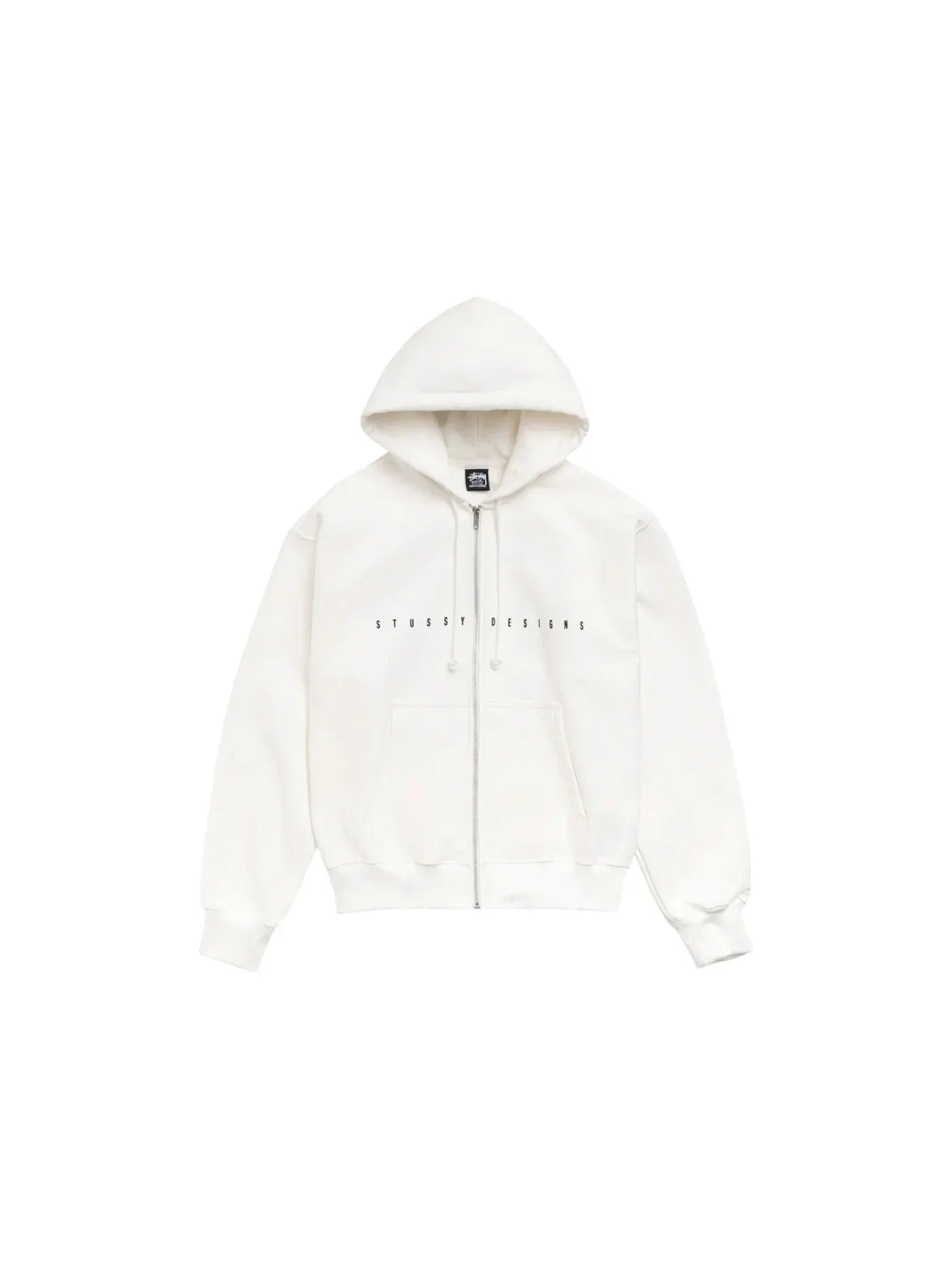 Мужская худи Stussy S Box Zip Off White — изображение 1 из 2