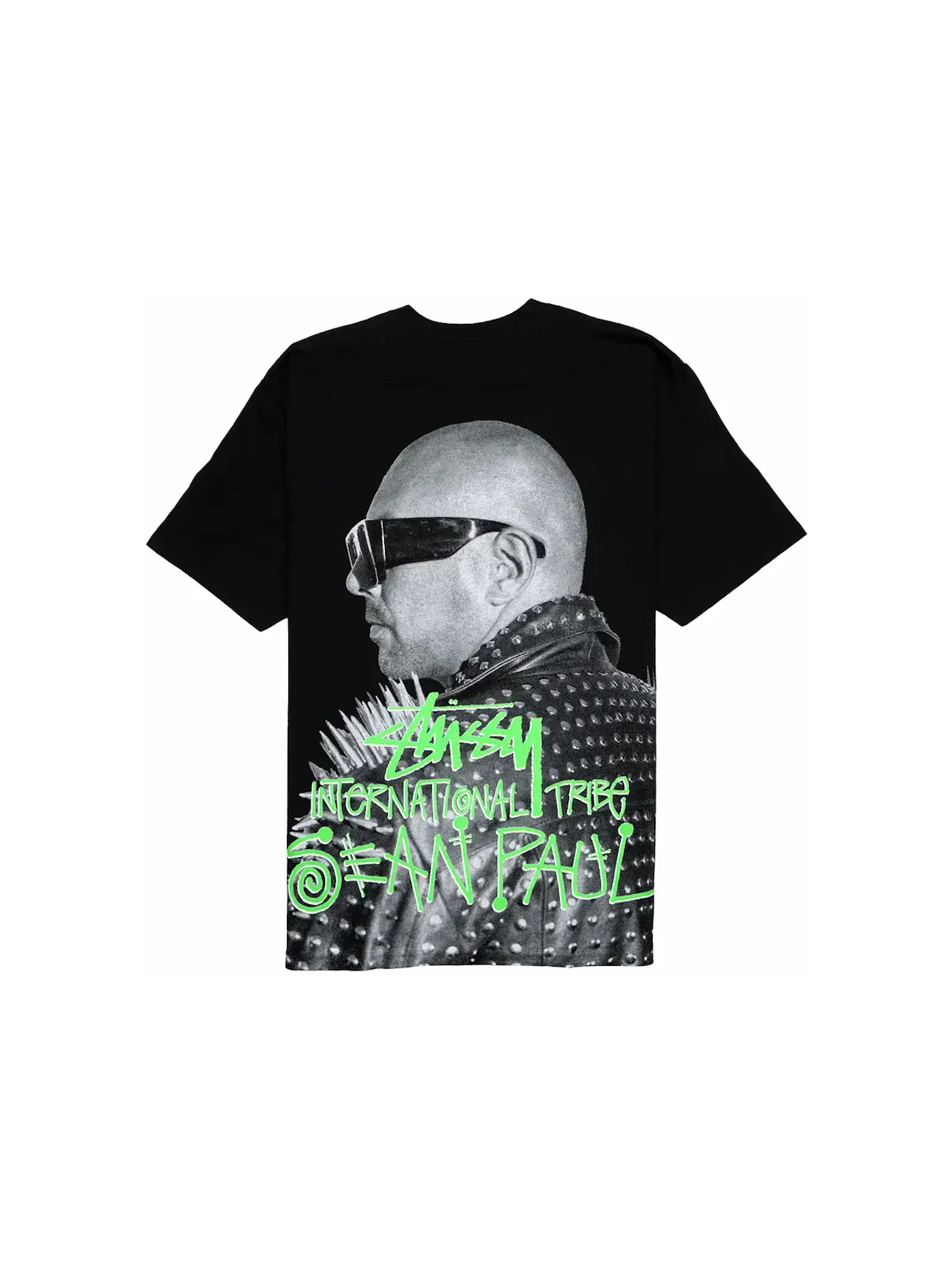 Мужская футболка с принтом Tee Stussy — изображение 1 из 2, черный