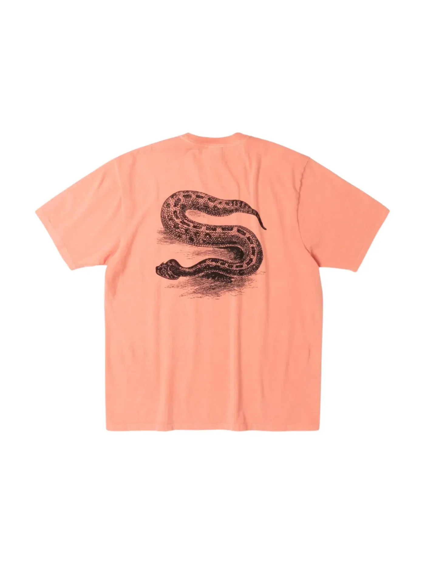 Мужская футболка с принтом Stussy Serpent Tee, Sherbert — изображение 1 из 1