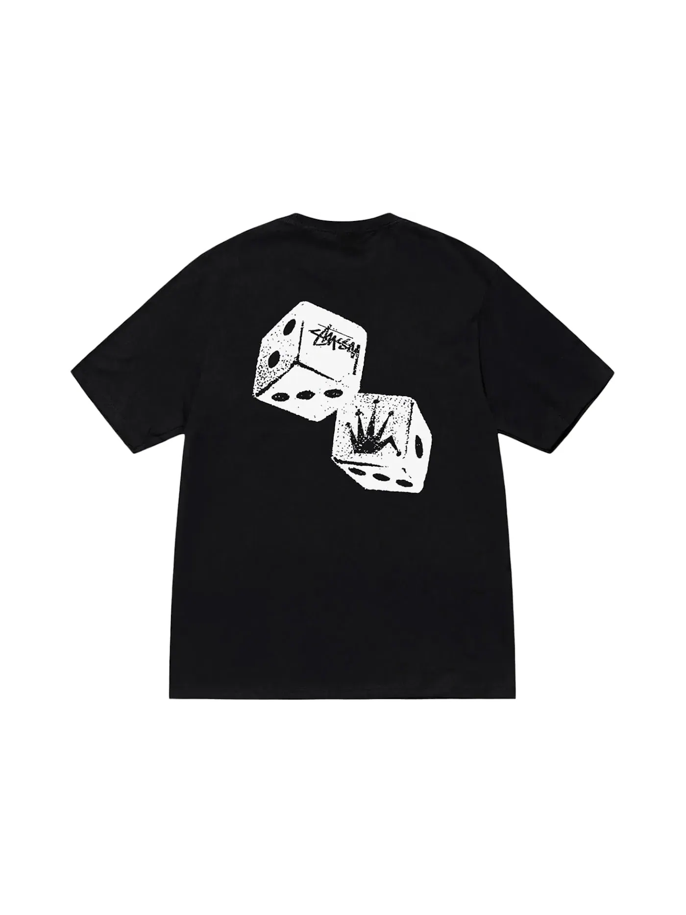 Мужская футболка с принтом Stussy Tee — изображение 1 из 2, черный