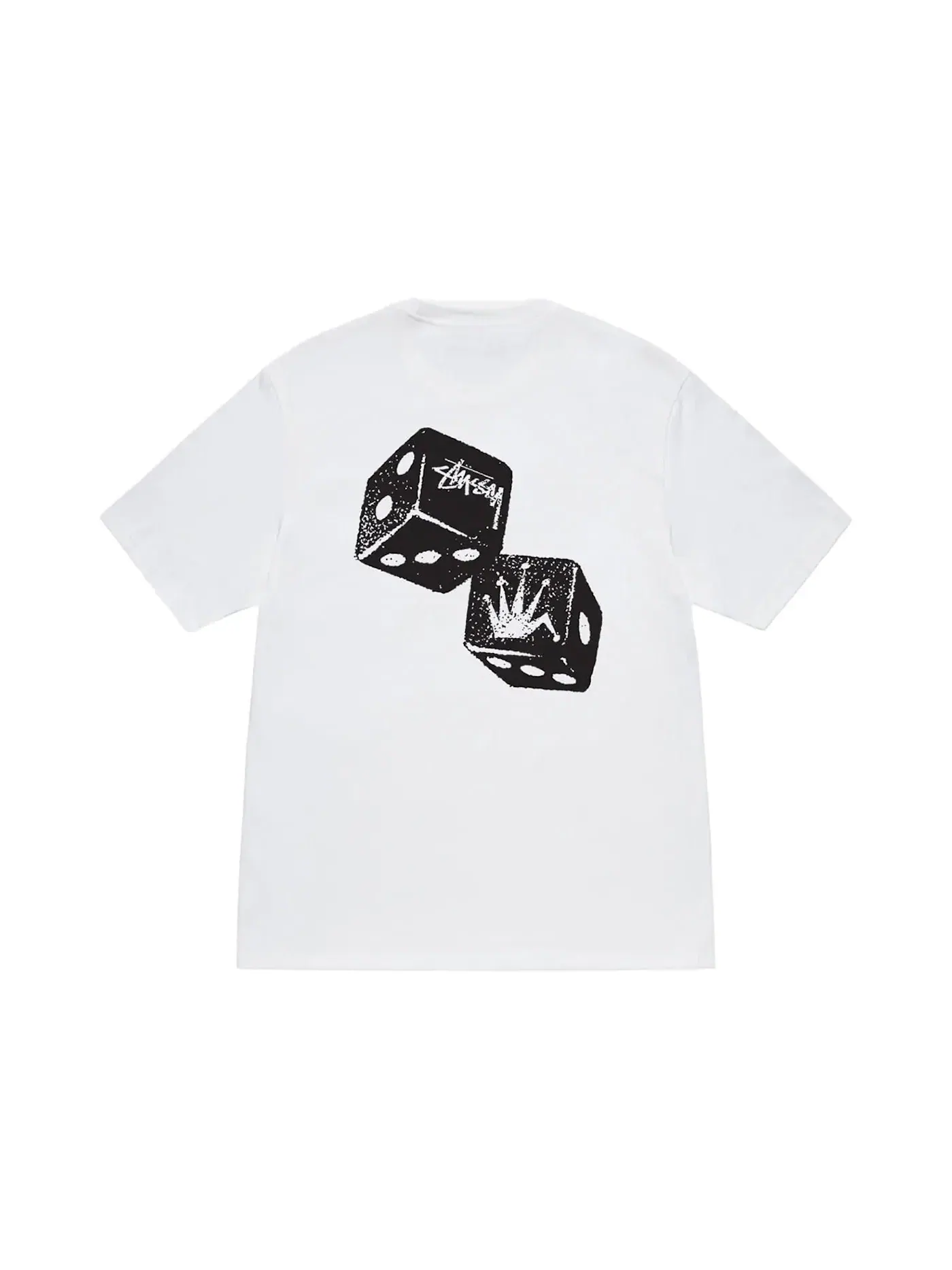 Мужская футболка с принтом Stussy Tee — изображение 1 из 2, белый