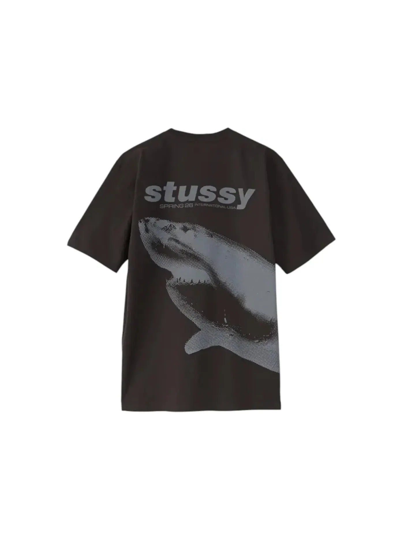 Мужская футболка с принтом Tee Stussy — изображение 1 из 2, черный