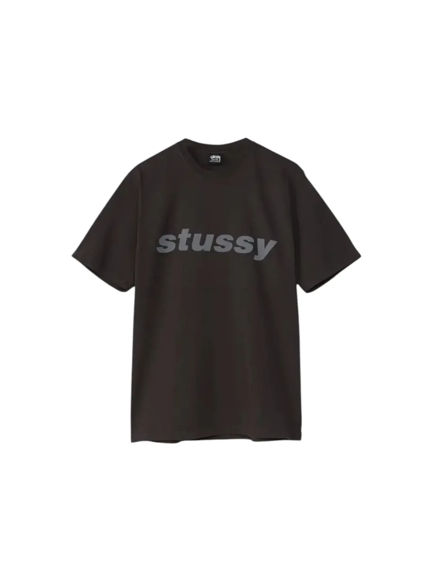 Мужская футболка с принтом Tee Stussy — изображение 2 из 2, черный