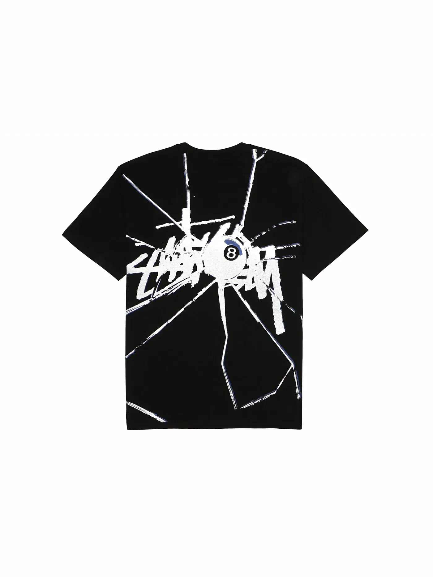 Детская футболка с принтом Stussy Tee — изображение 1 из 2, черный