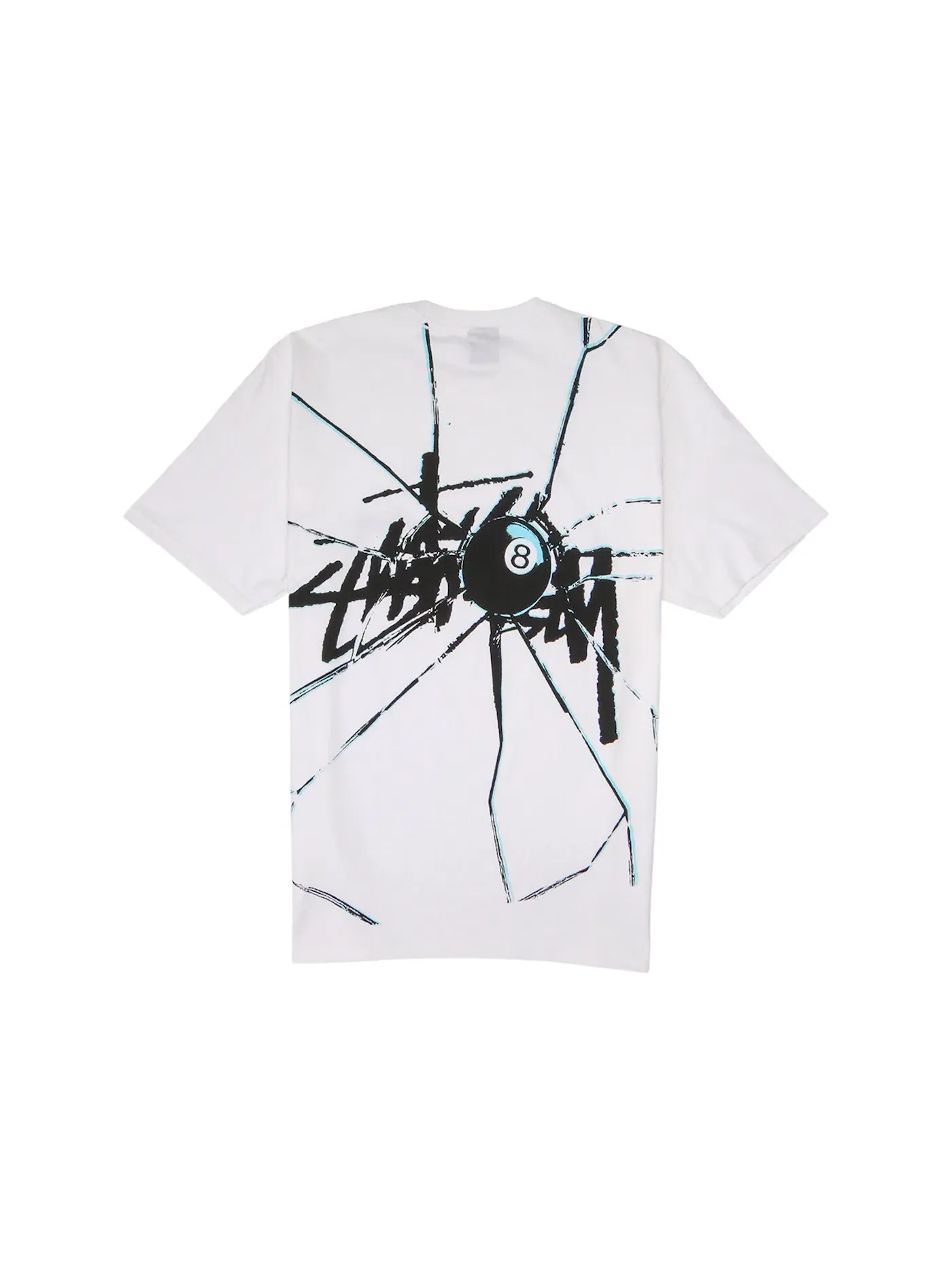 Футболка с принтом Stussy Tee Stussy — изображение 1 из 2, белый
