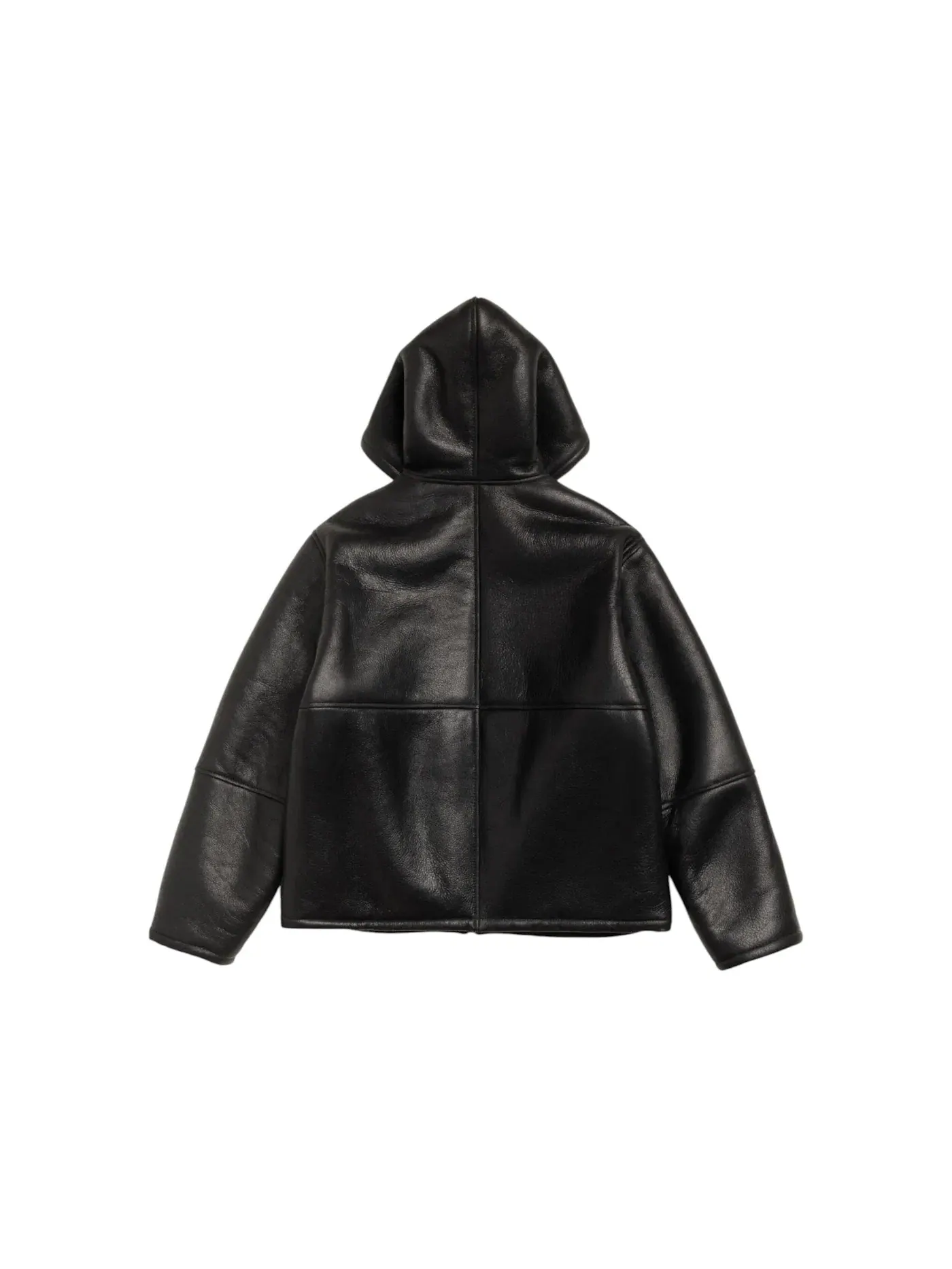 Мужская куртка Shearling Hooded Jacket Stussy — изображение 2 из 2, черный