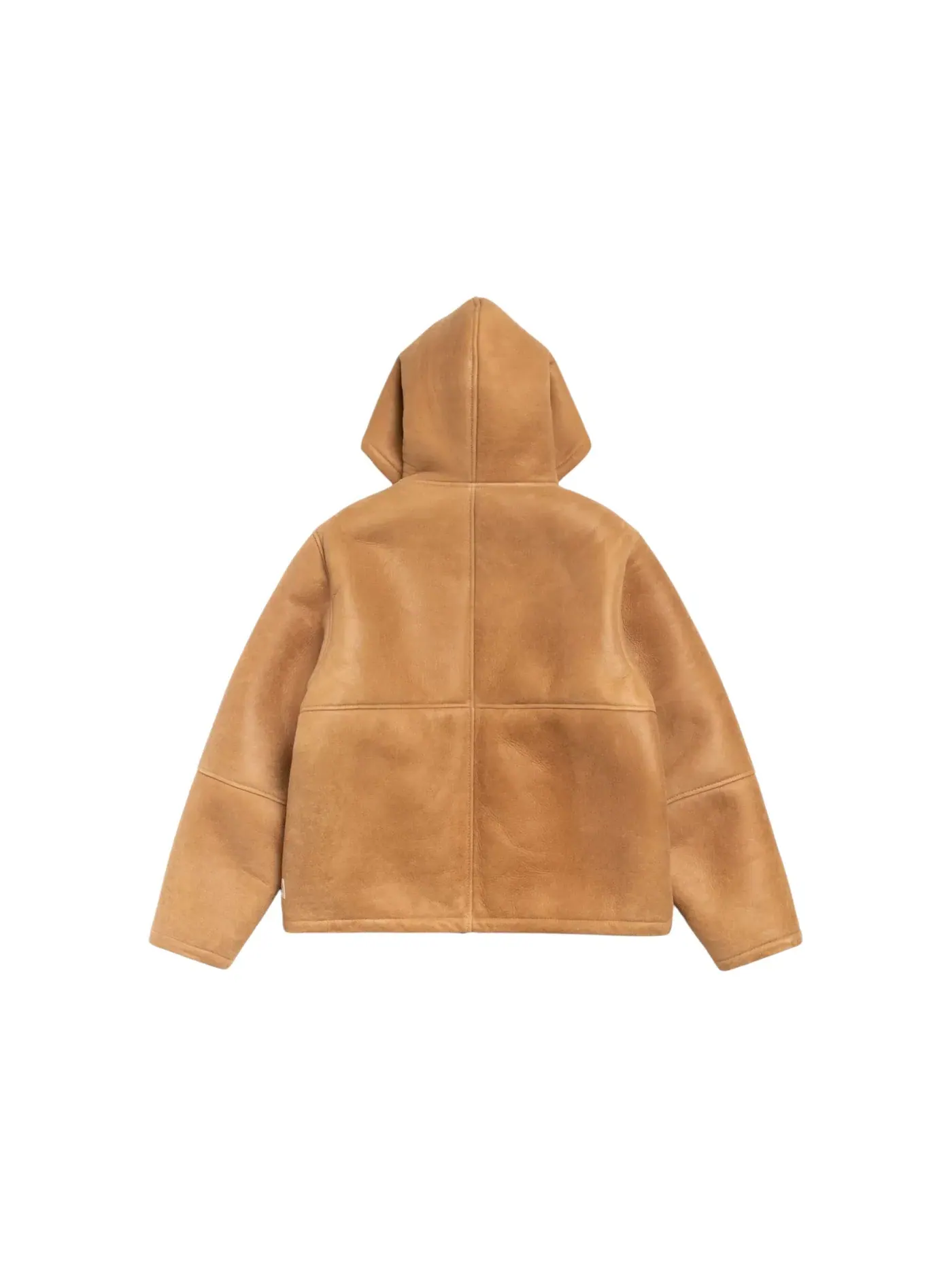 Мужская куртка с овчиной и капюшоном Stussy — изображение 2 из 2, бежевый