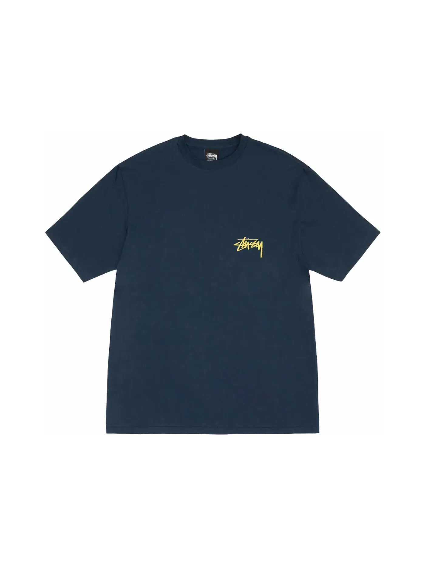 Мужская футболка с принтом Shells Tee Stussy — изображение 2 из 2, темно-синий