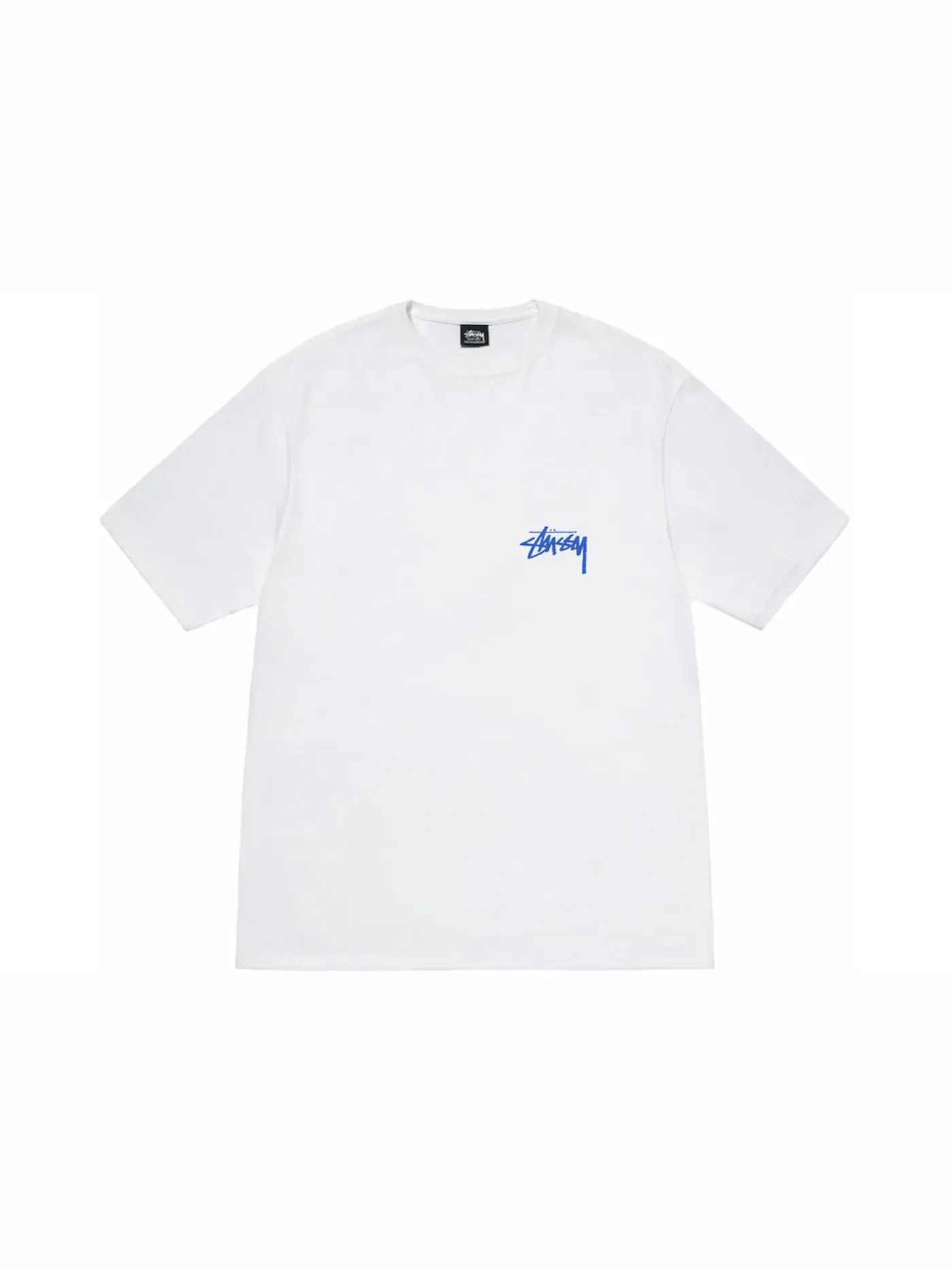 Мужская футболка с принтом Stussy Tee — изображение 2 из 2, белый