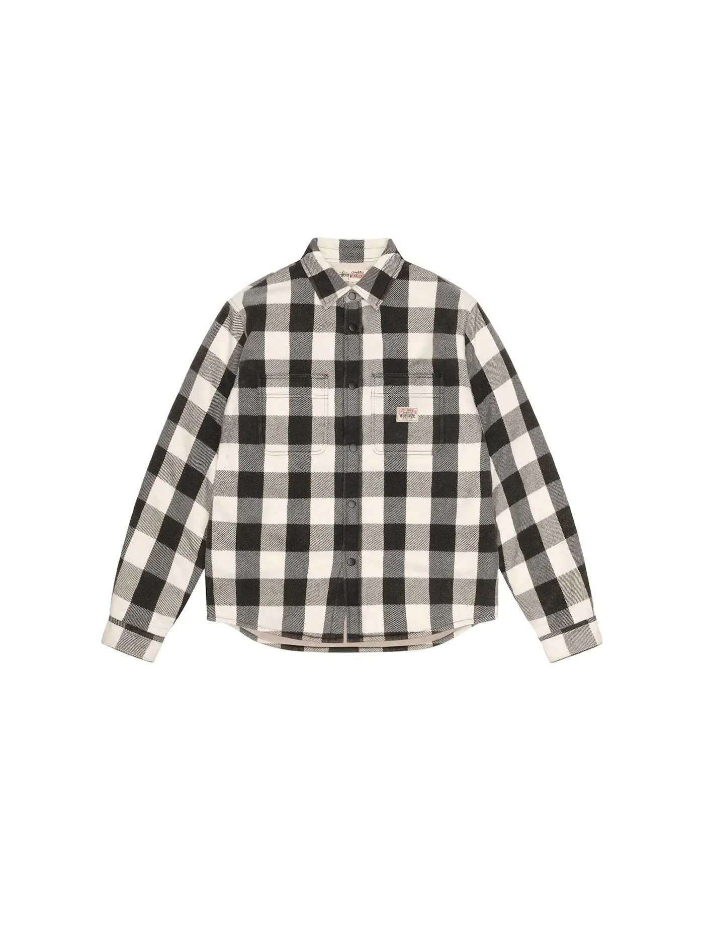 Мужская рубашка с начесом Stussy Shirt — изображение 1 из 2, кость