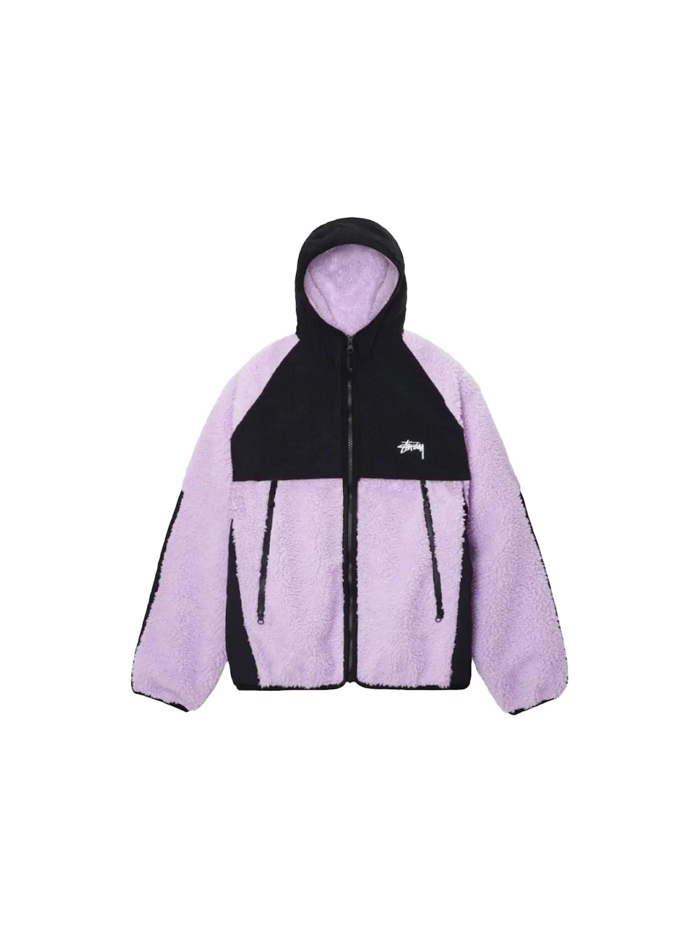 Мужская куртка с воротником-стойкой Stussy Jacket — изображение 1 из 1, фиолетовый