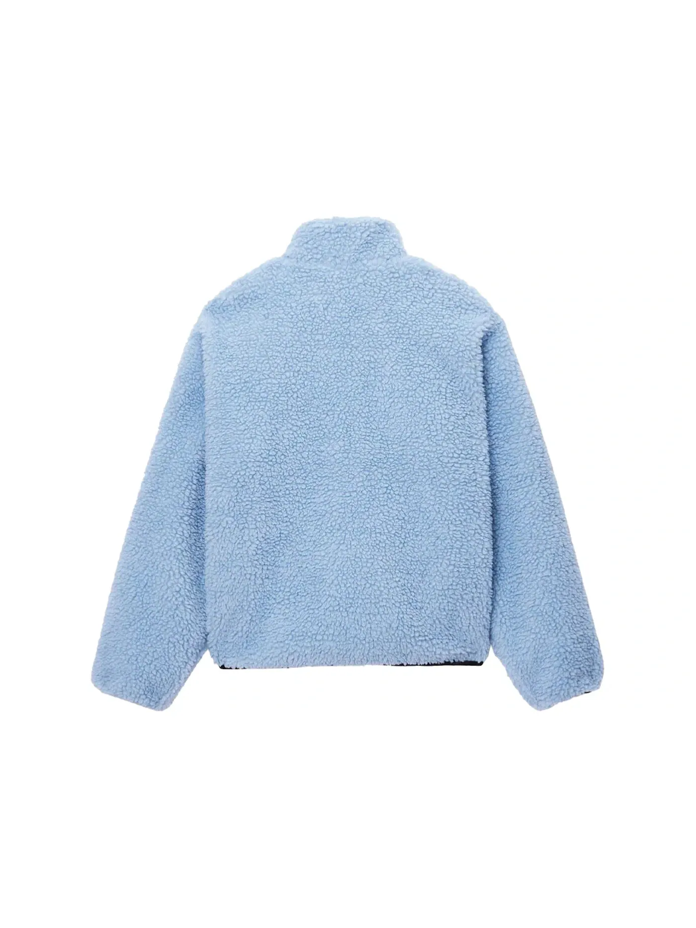 Мужская куртка из шерпы двусторонняя Stussy — изображение 2 из 3, светлый джинсовый синий