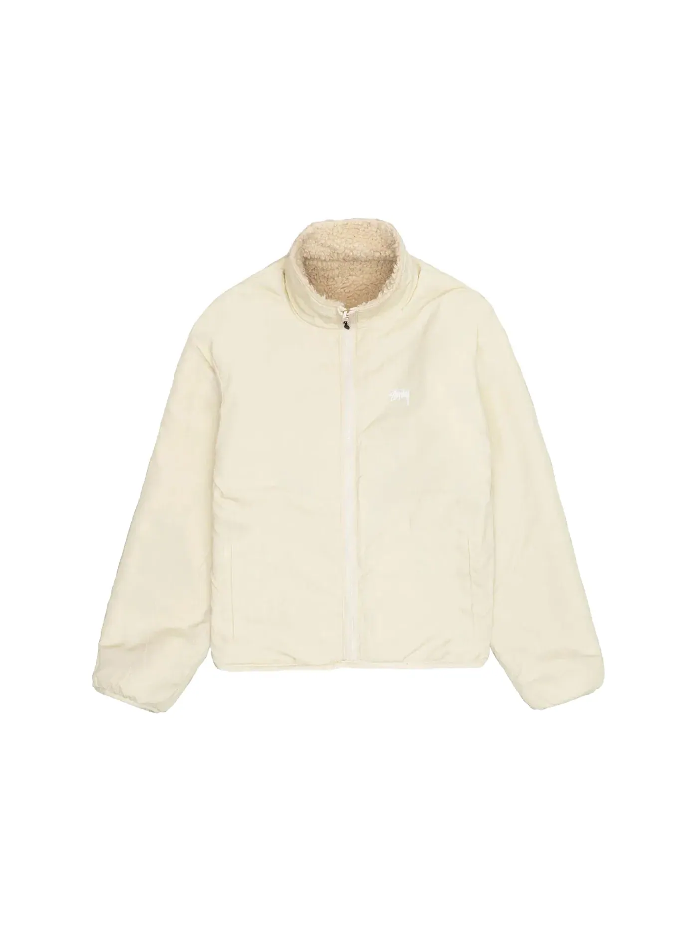 Мужская куртка из шерпы двусторонняя Stussy — изображение 3 из 3, прозрачный