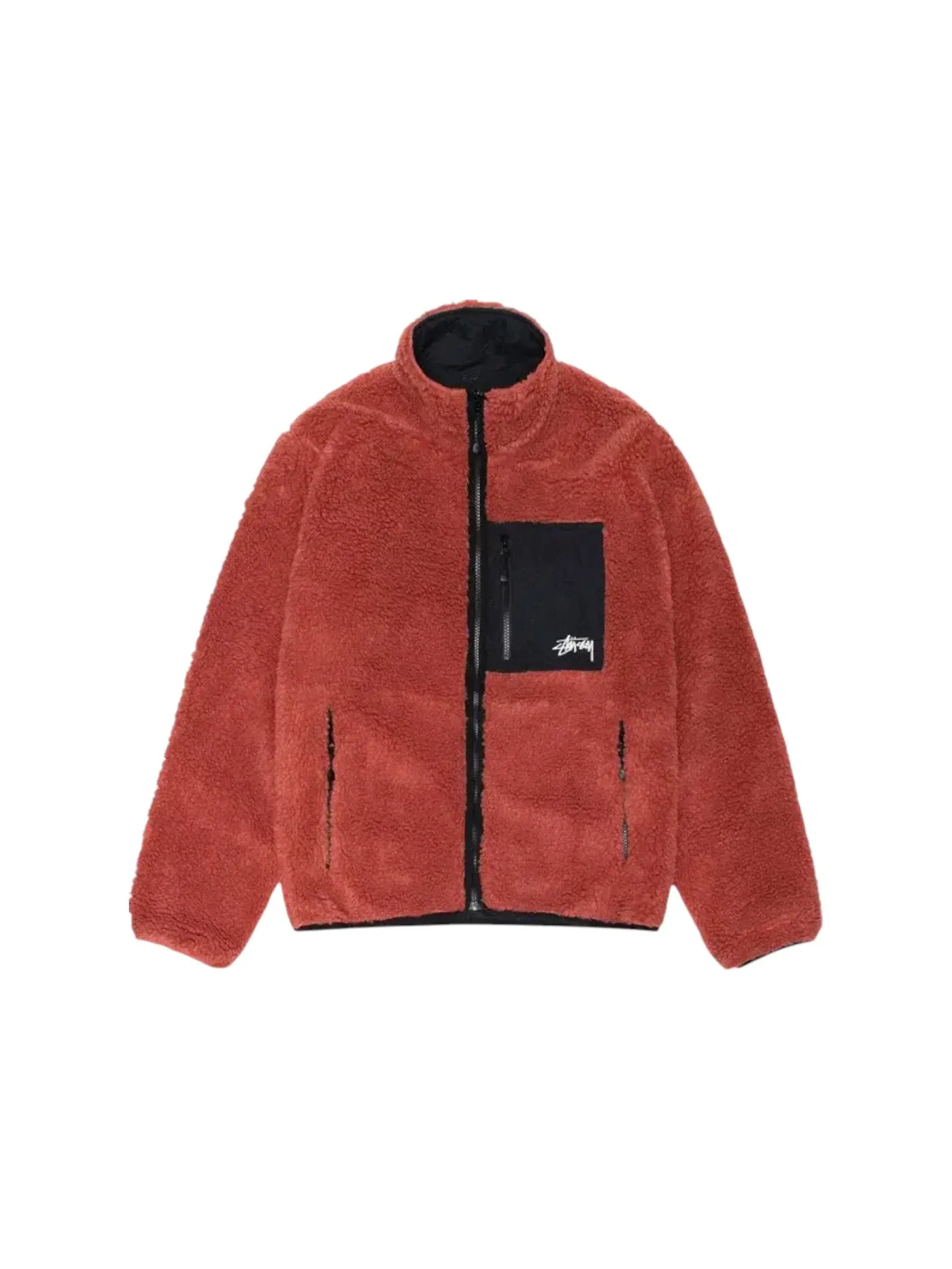 Мужская куртка с принтом Stussy Jacket, Terra Cotta — изображение 1 из 2