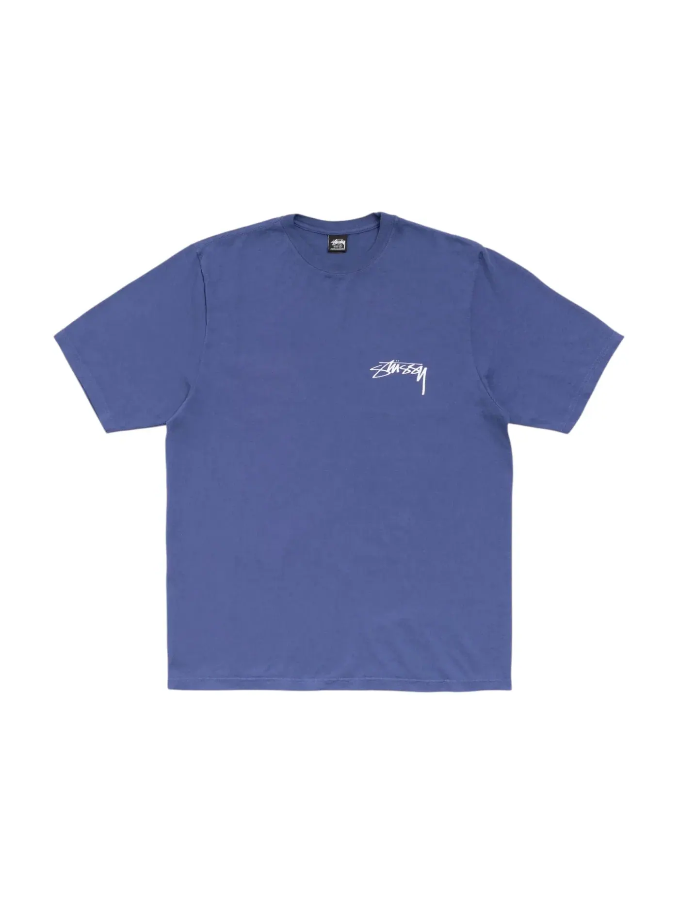 Мужская футболка с принтом Stussy Skate Stack Tee — изображение 1 из 2, синий