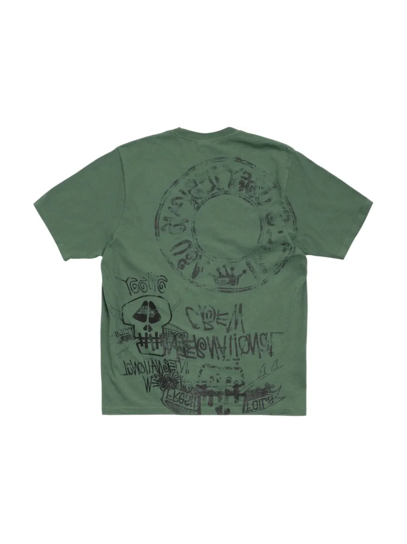 Мужская футболка с длинным рукавом Stussy Tee — изображение 2 из 2, папоротник