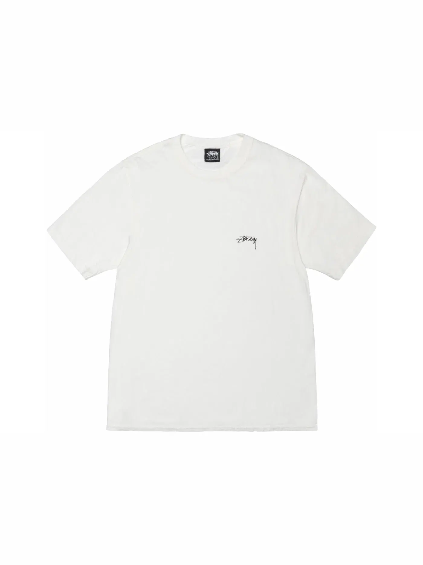 Мужская футболка с пигментным окрашиванием Stussy Tee — изображение 1 из 2, прозрачный