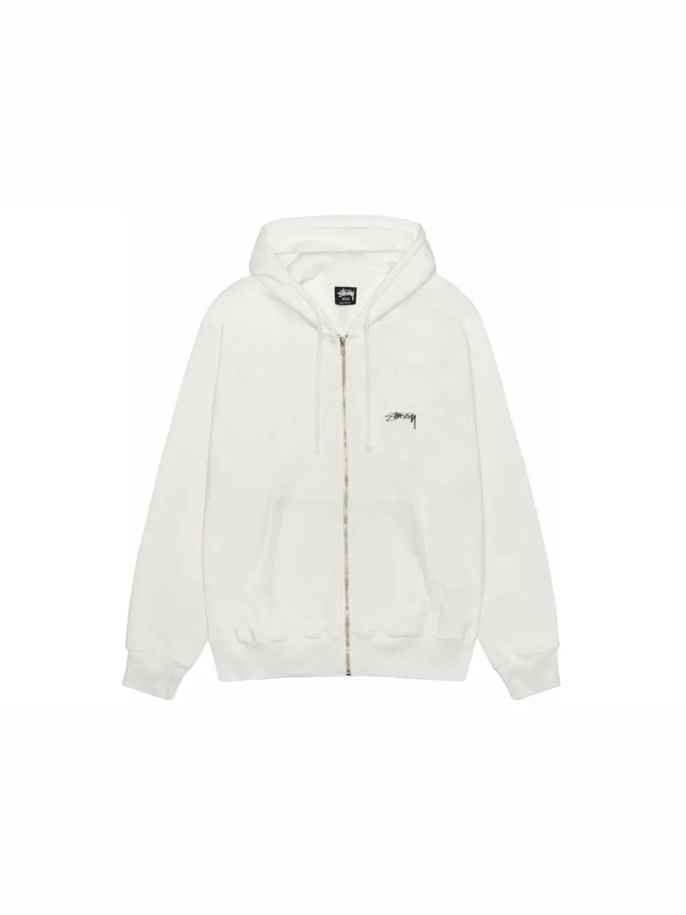 Мужская худи с пигментным окрашиванием Hoodie Stussy — изображение 1 из 1, прозрачный