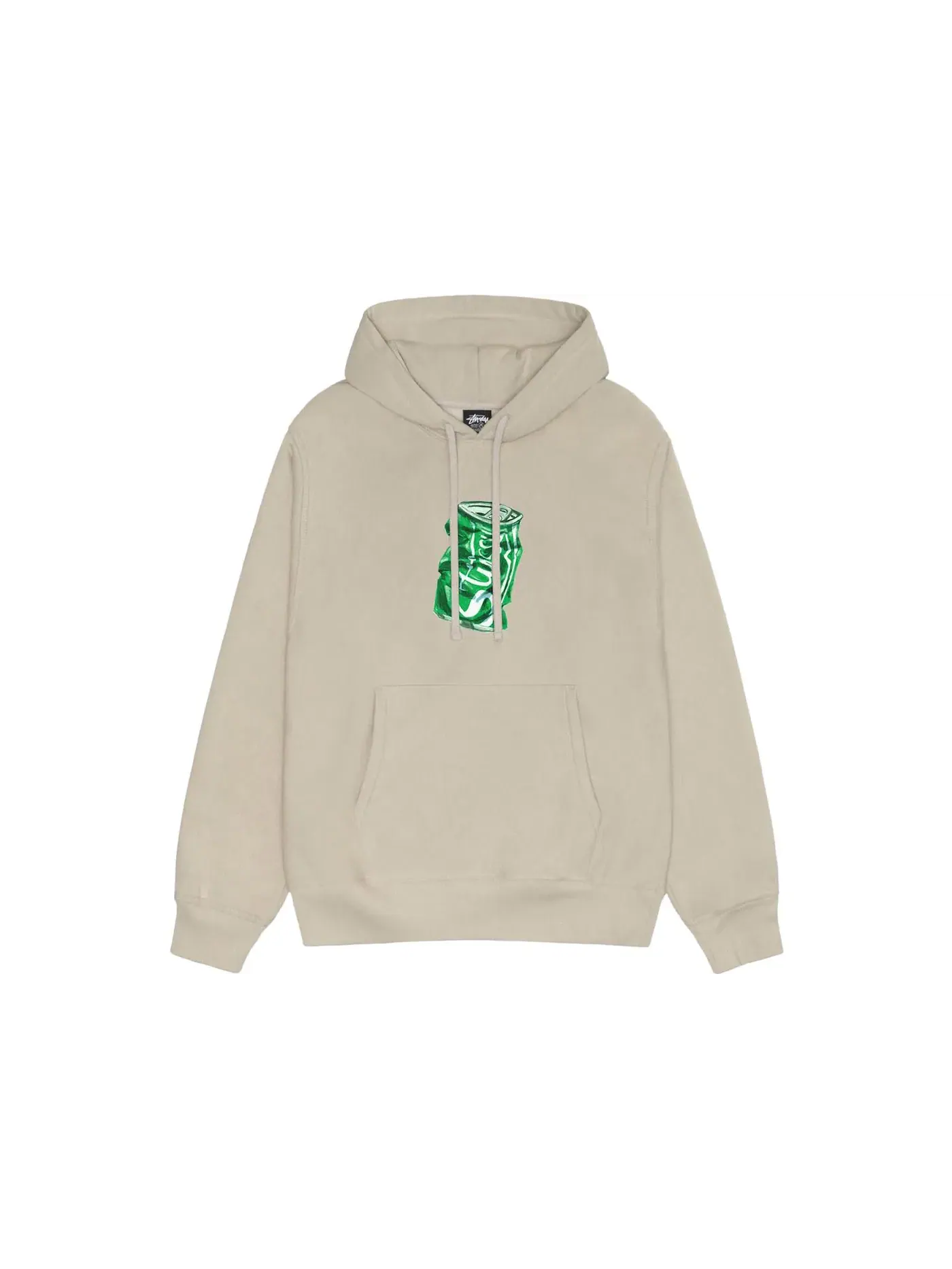 Мужской худи с принтом Stussy — изображение 1 из 2, хаки
