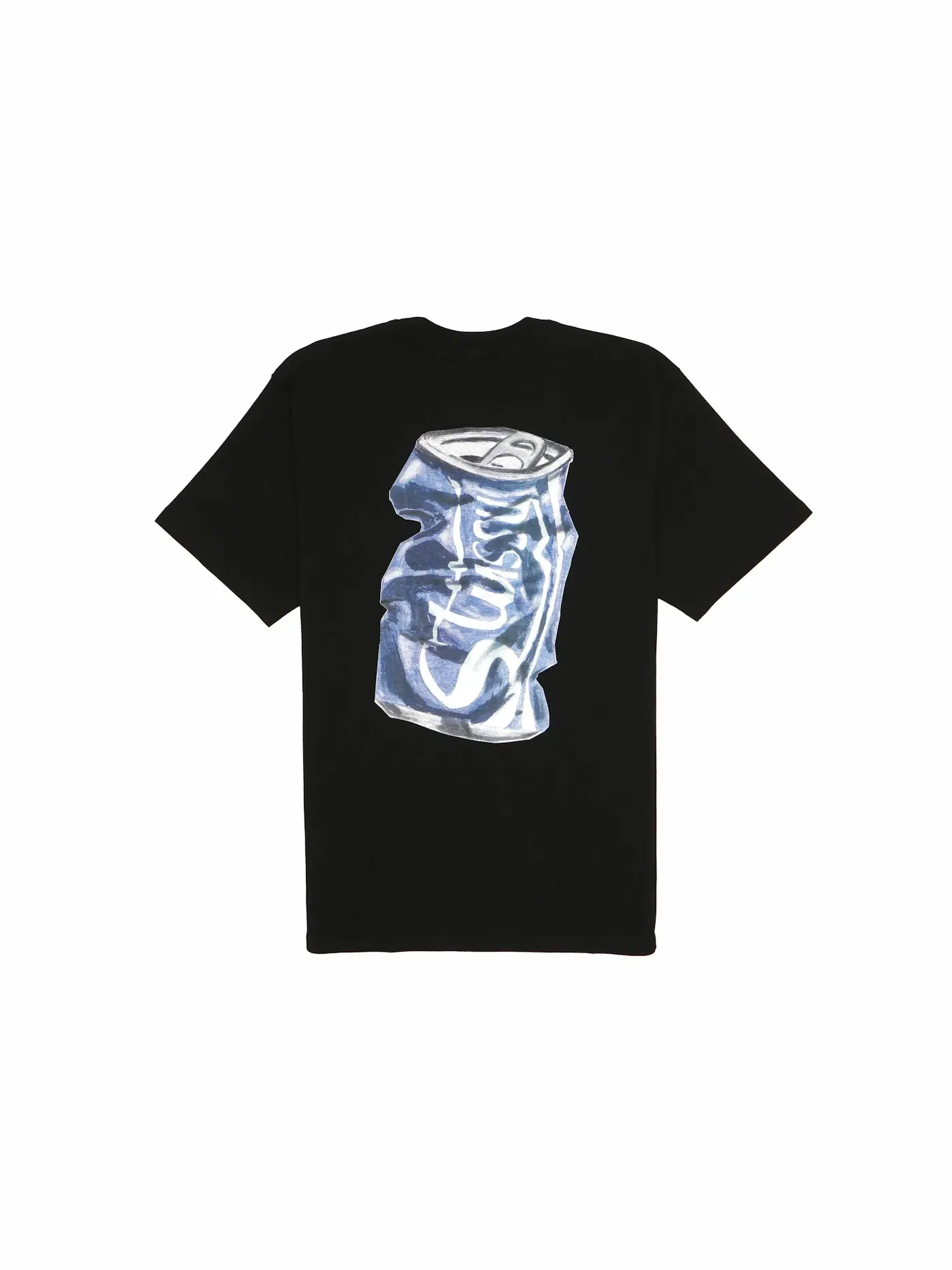 Мужская футболка с принтом Stussy Tee — изображение 1 из 2, черный