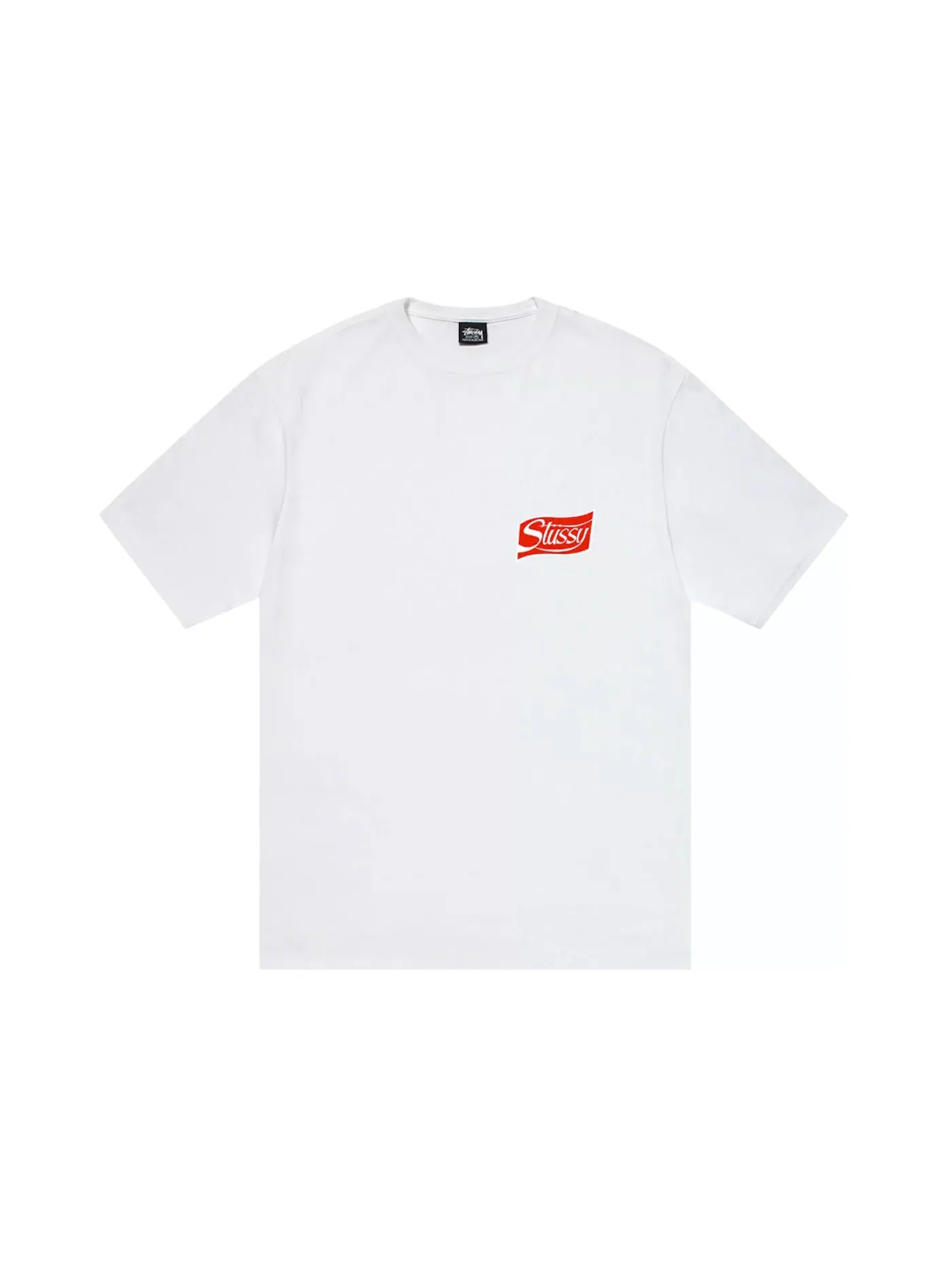 Мужская футболка с принтом Soda Can Tee Stussy — изображение 1 из 2, белый
