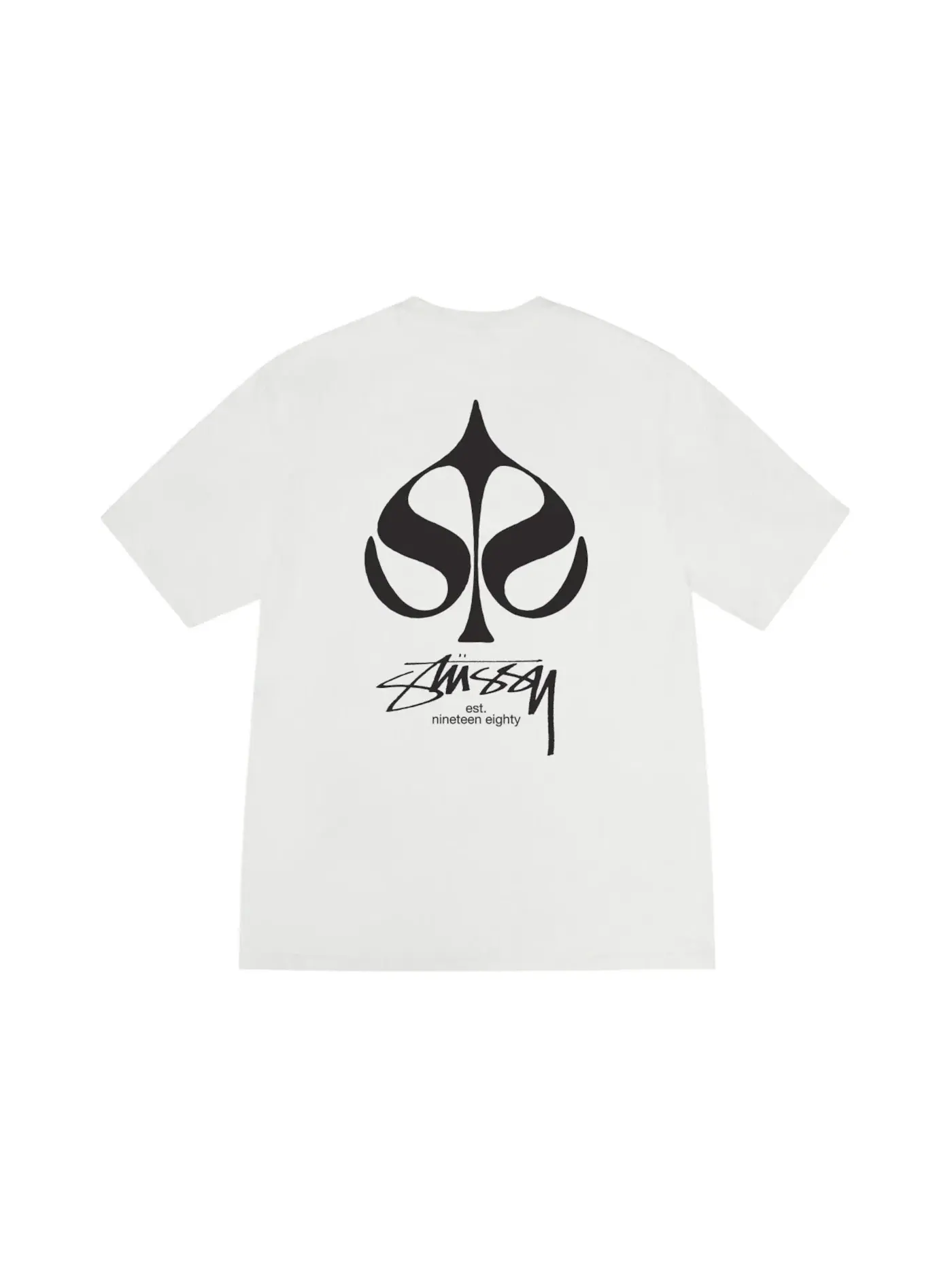 Мужская футболка с эффектом выцветания Stussy Tee — изображение 1 из 2, прозрачный