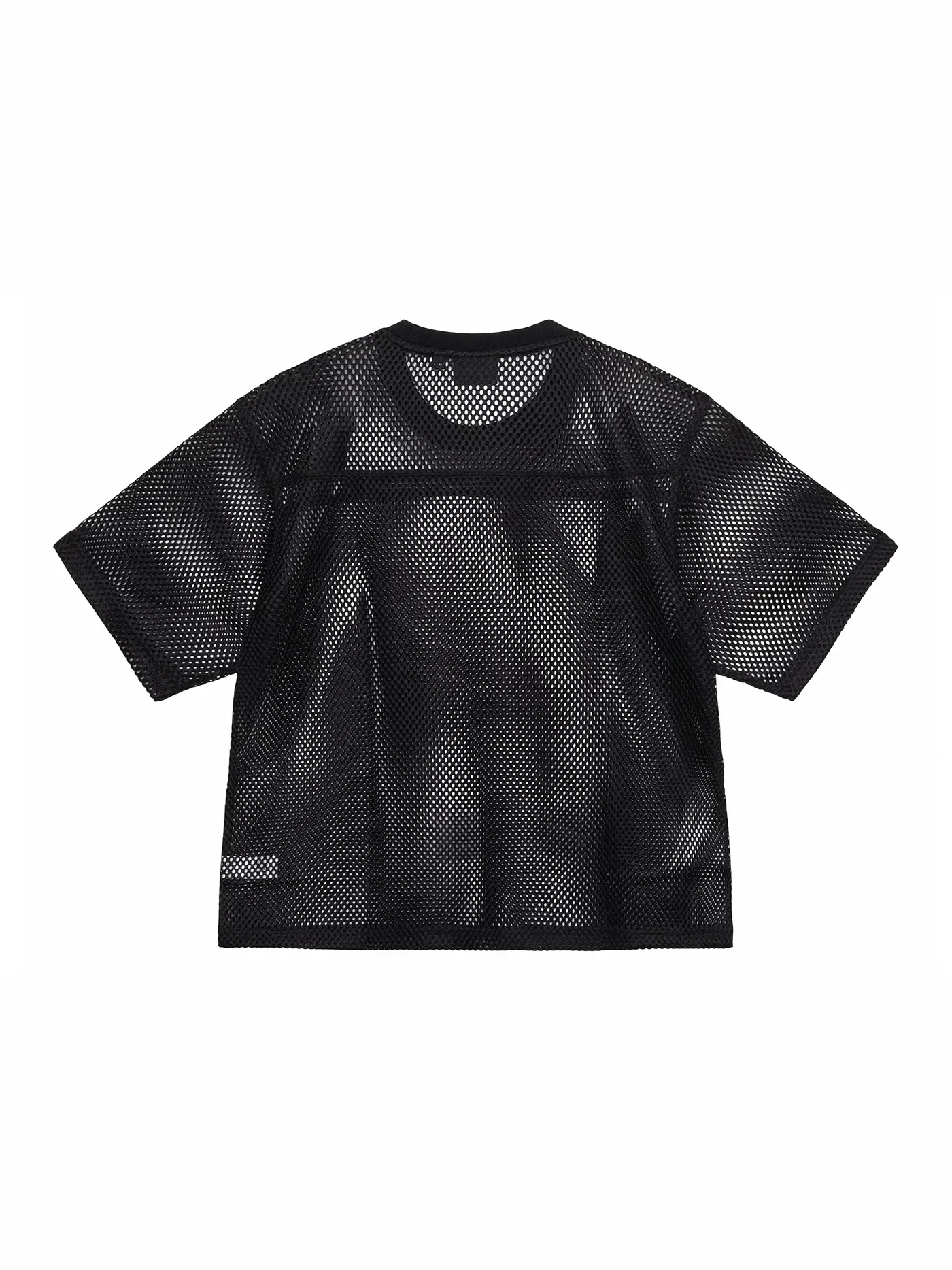 Мужская джерси с принтом Jersey Stussy — изображение 2 из 2, черный