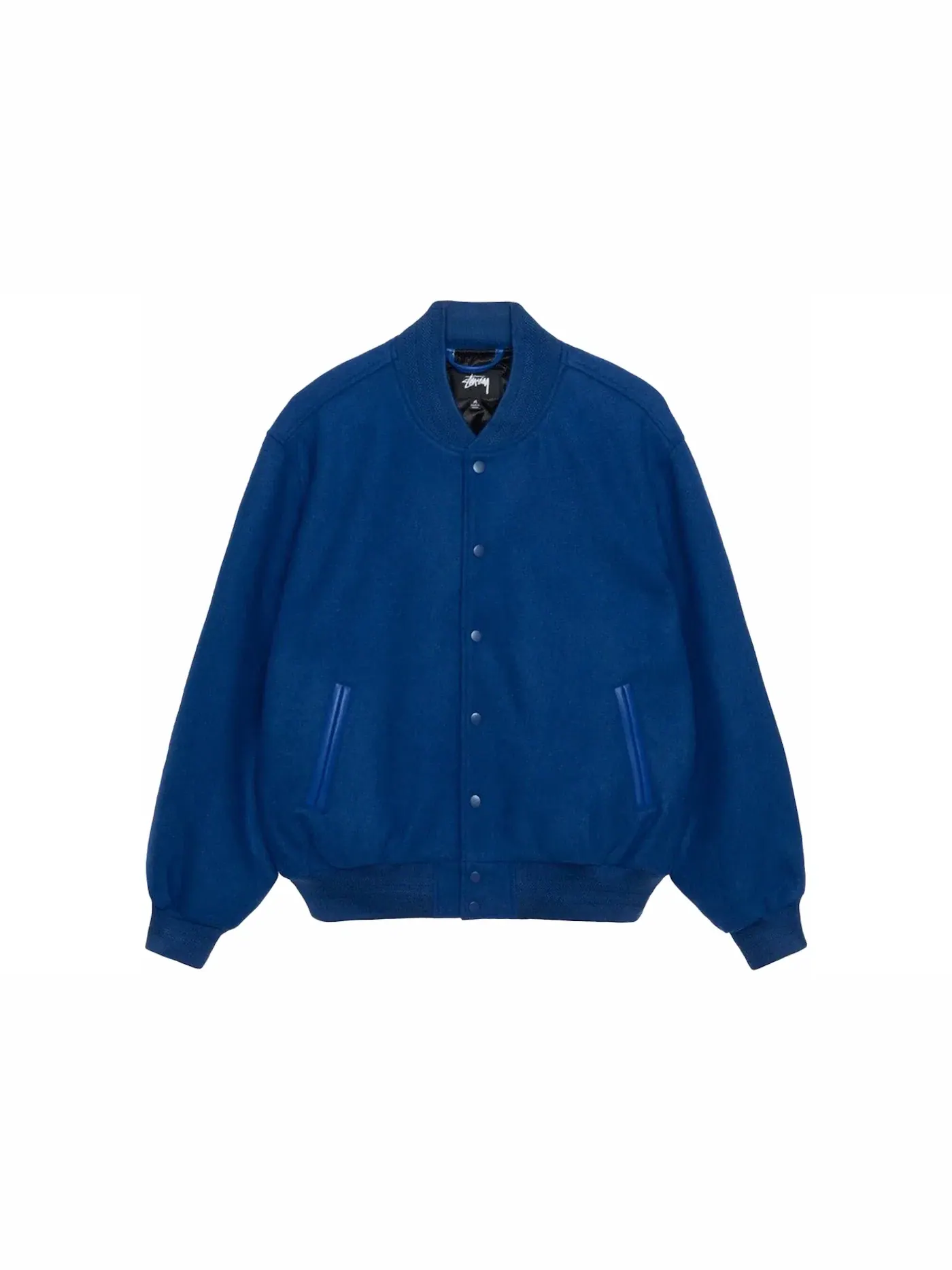 Мужская куртка-бомбер Stussy Sport Melton Varsity — изображение 2 из 2, королевский