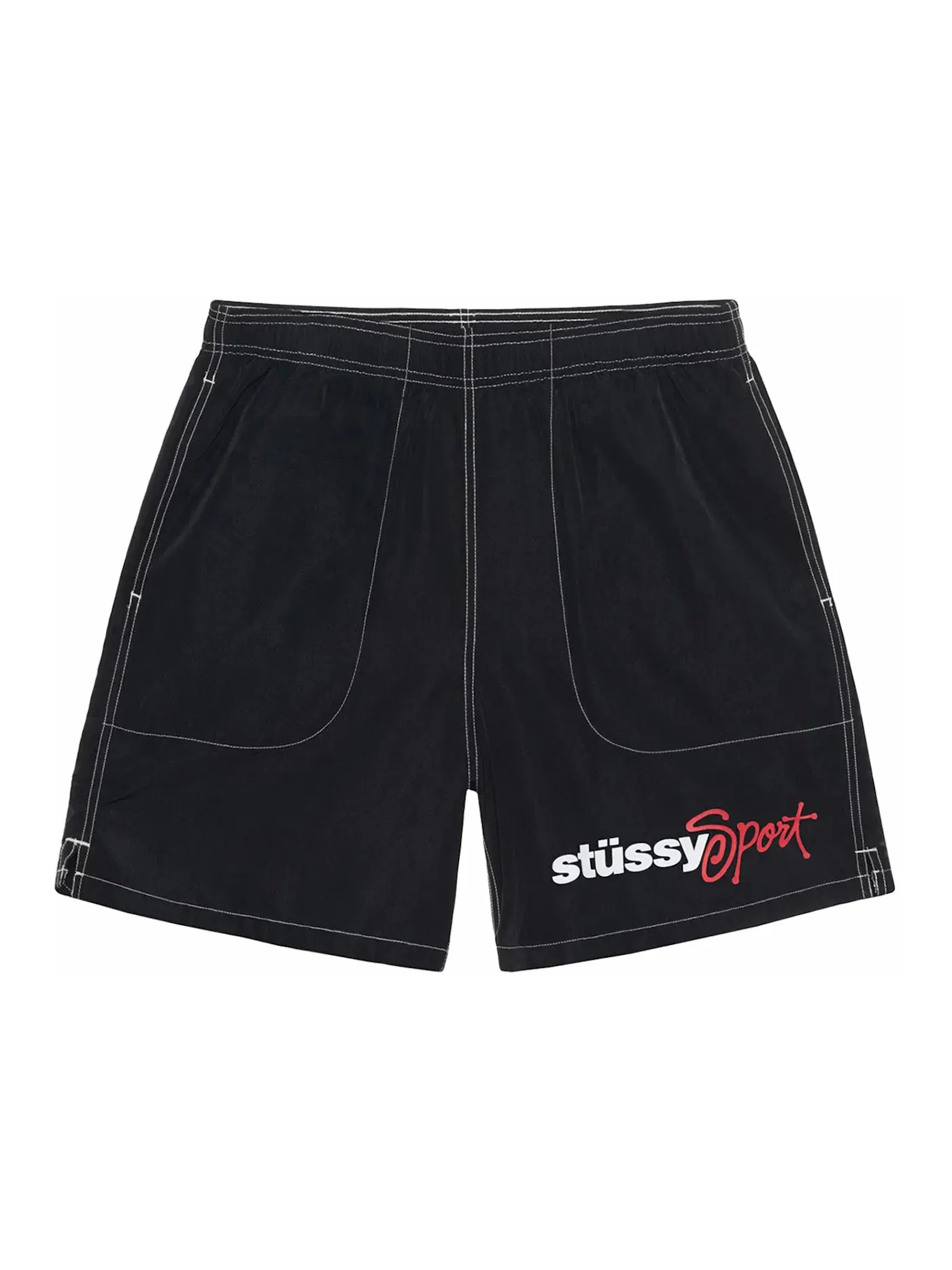 Мужские шорты спортивные Stussy Short — изображение 1 из 2, черный