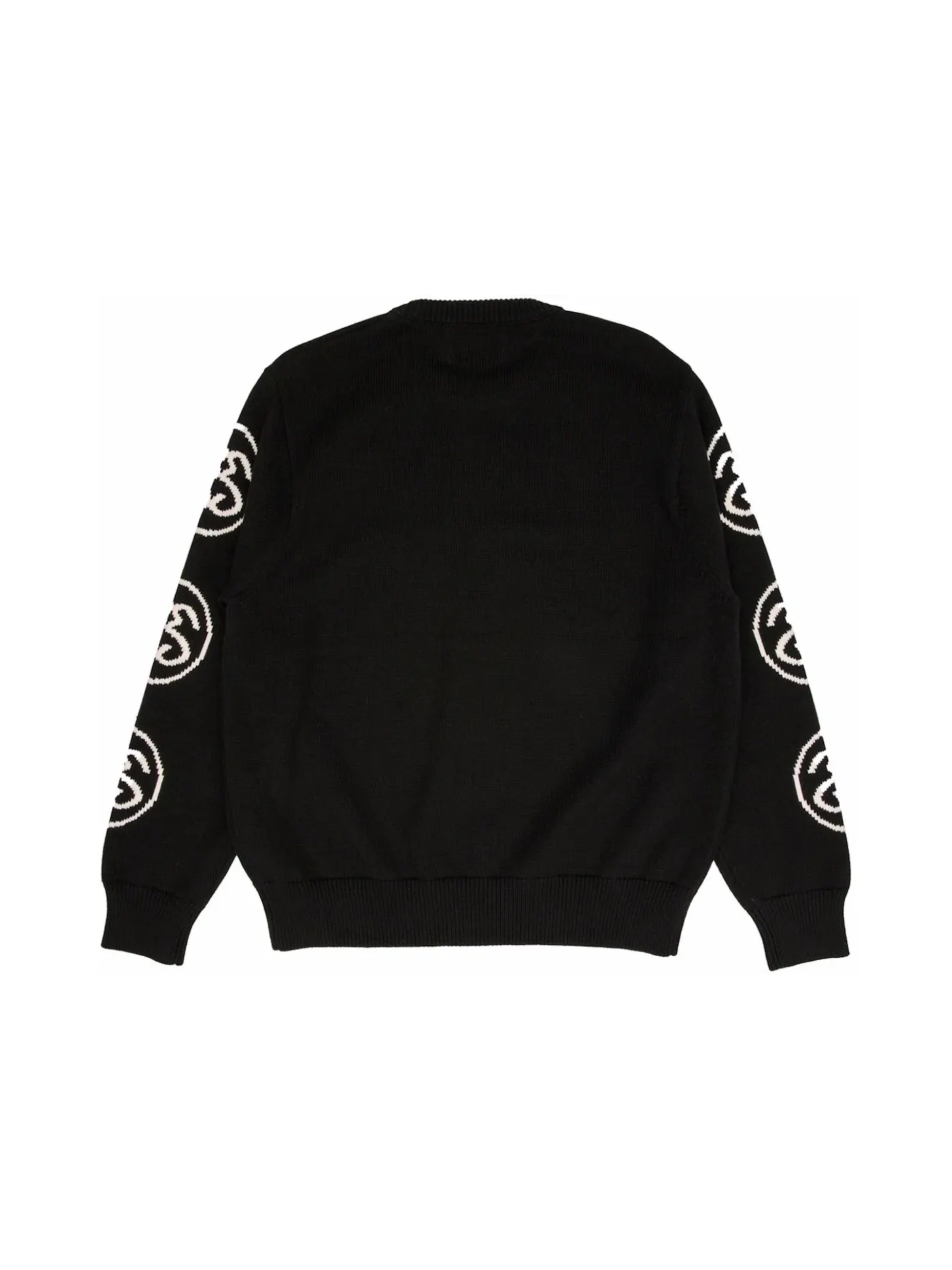 Мужской свитер с логотипом Stussy — изображение 2 из 2, черный