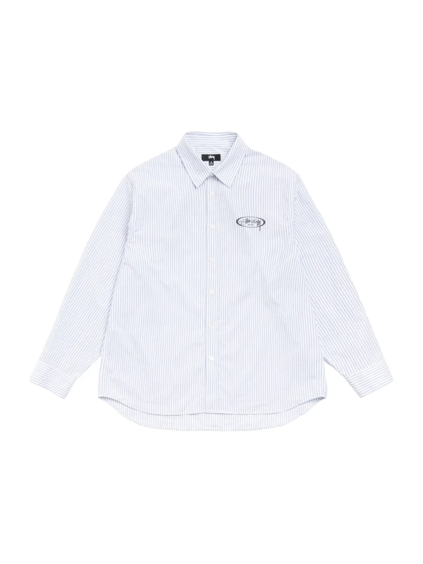 Мужская рубашка с принтом Stussy Shirt — изображение 1 из 2, синий