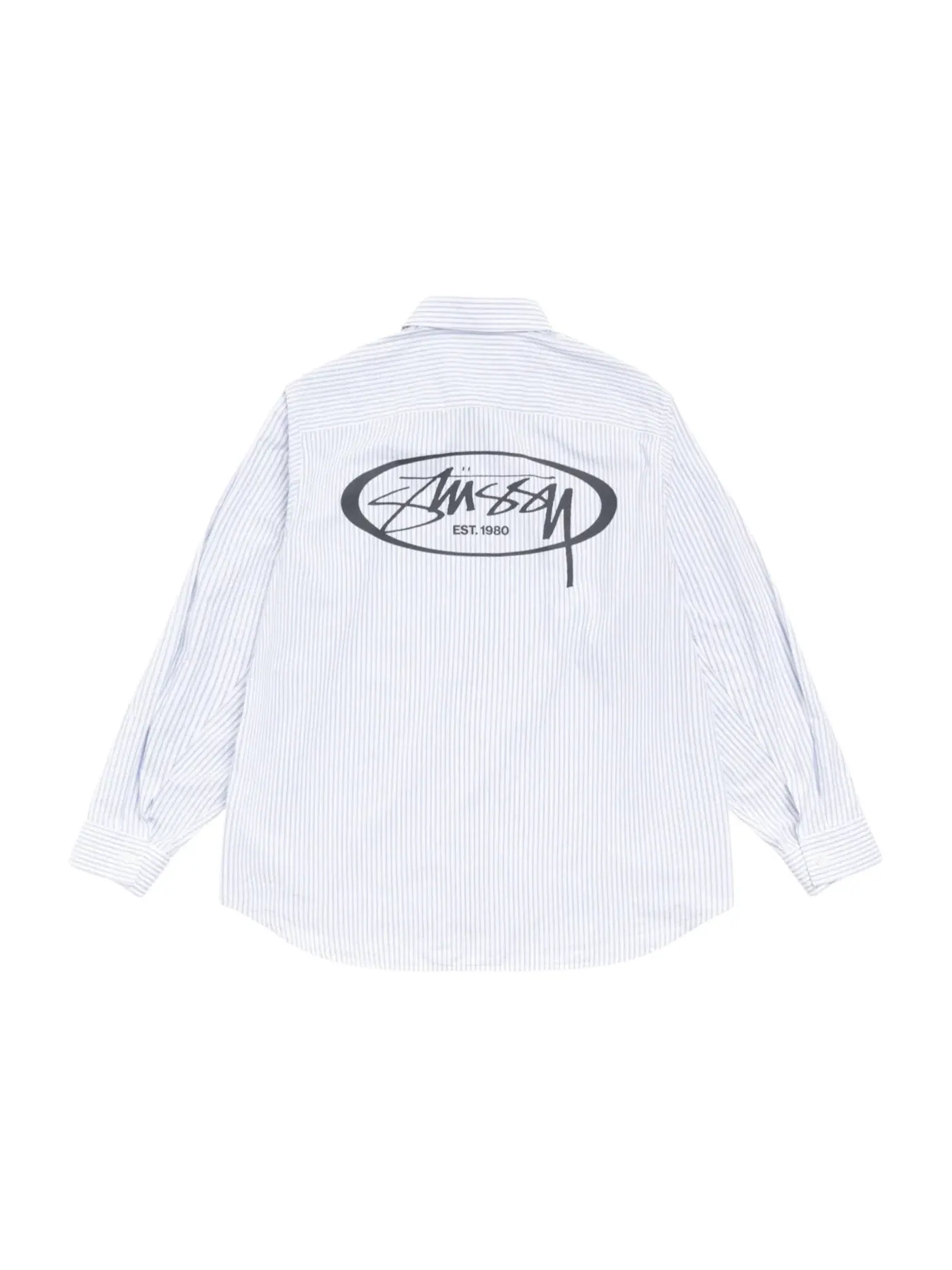 Мужская рубашка с принтом Stussy Shirt — изображение 2 из 2, синий