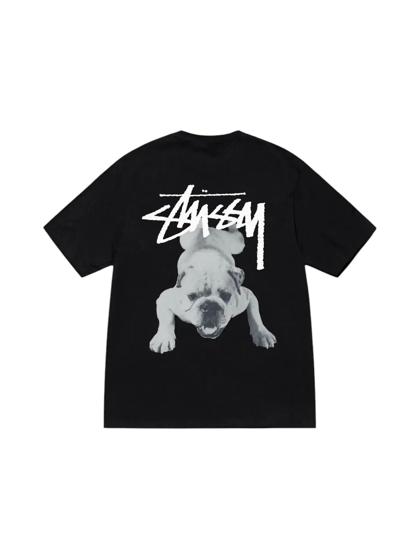 Мужская футболка с принтом Stussy Stock Dog Tee — изображение 1 из 1, черный