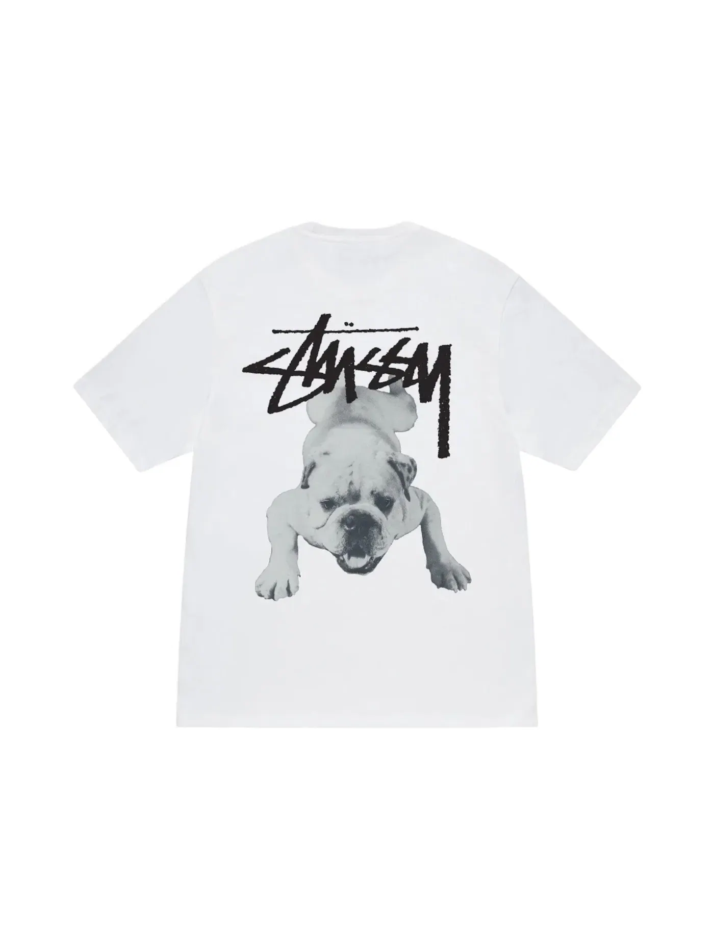 Мужская футболка с принтом Stussy Stock Dog Tee Stussy — изображение 1 из 1, белый