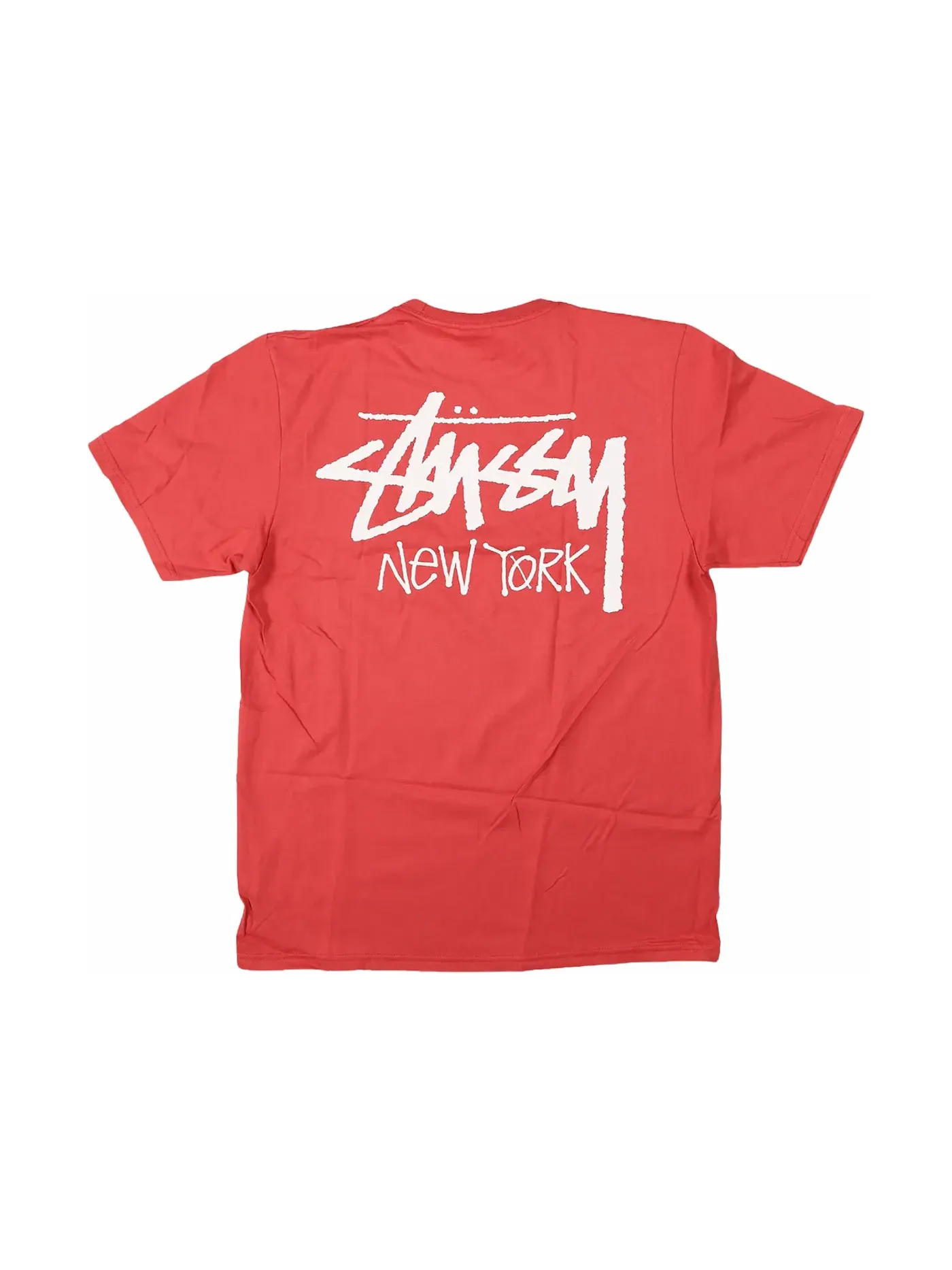 Мужская футболка с принтом Stussy Stock New York Tee — изображение 1 из 2, коричневый