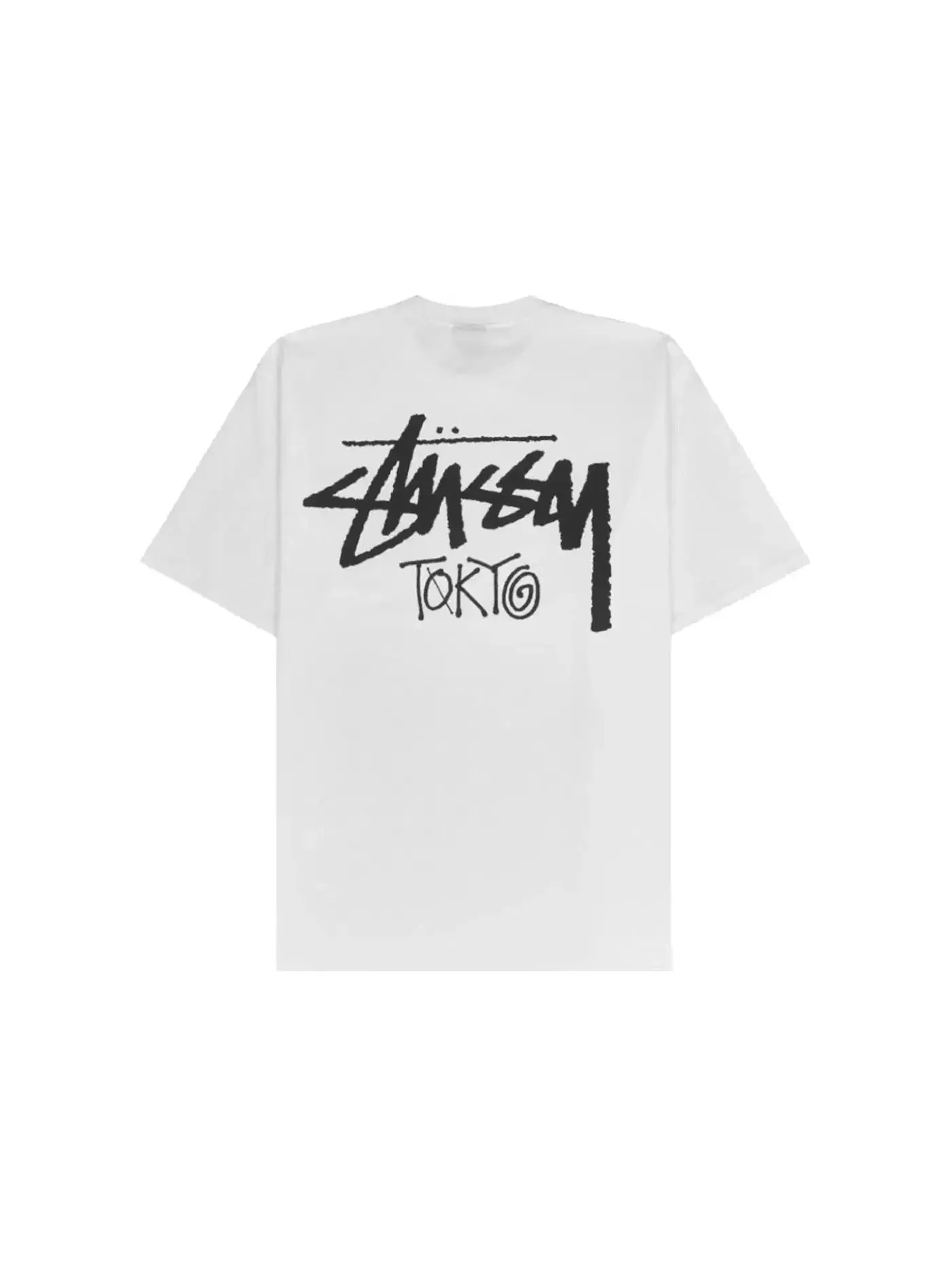 Мужская футболка с принтом Stussy Tee — изображение 1 из 1, белый