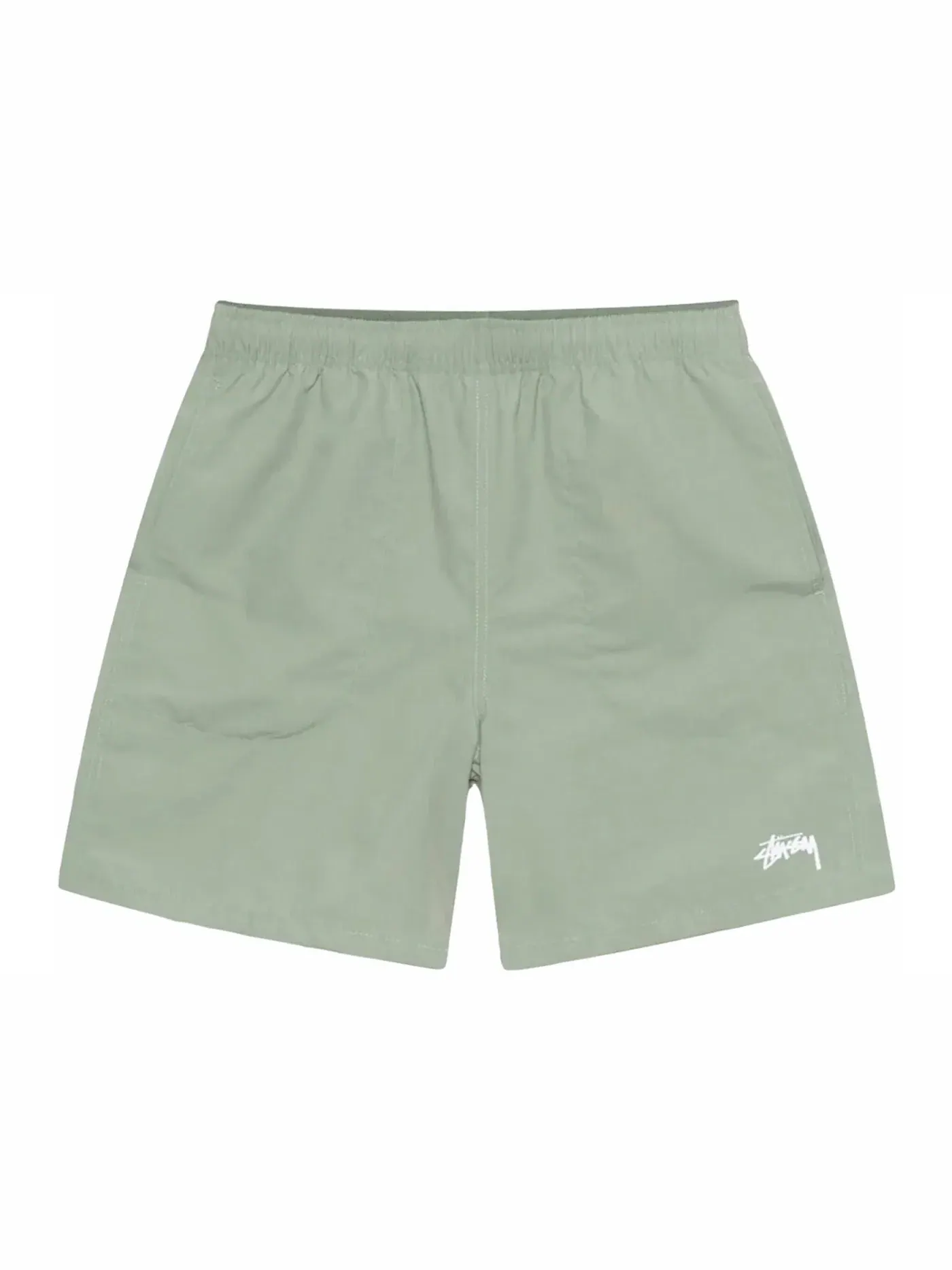 Мужские шорты с принтом Stussy Short — изображение 1 из 2, шалфейный