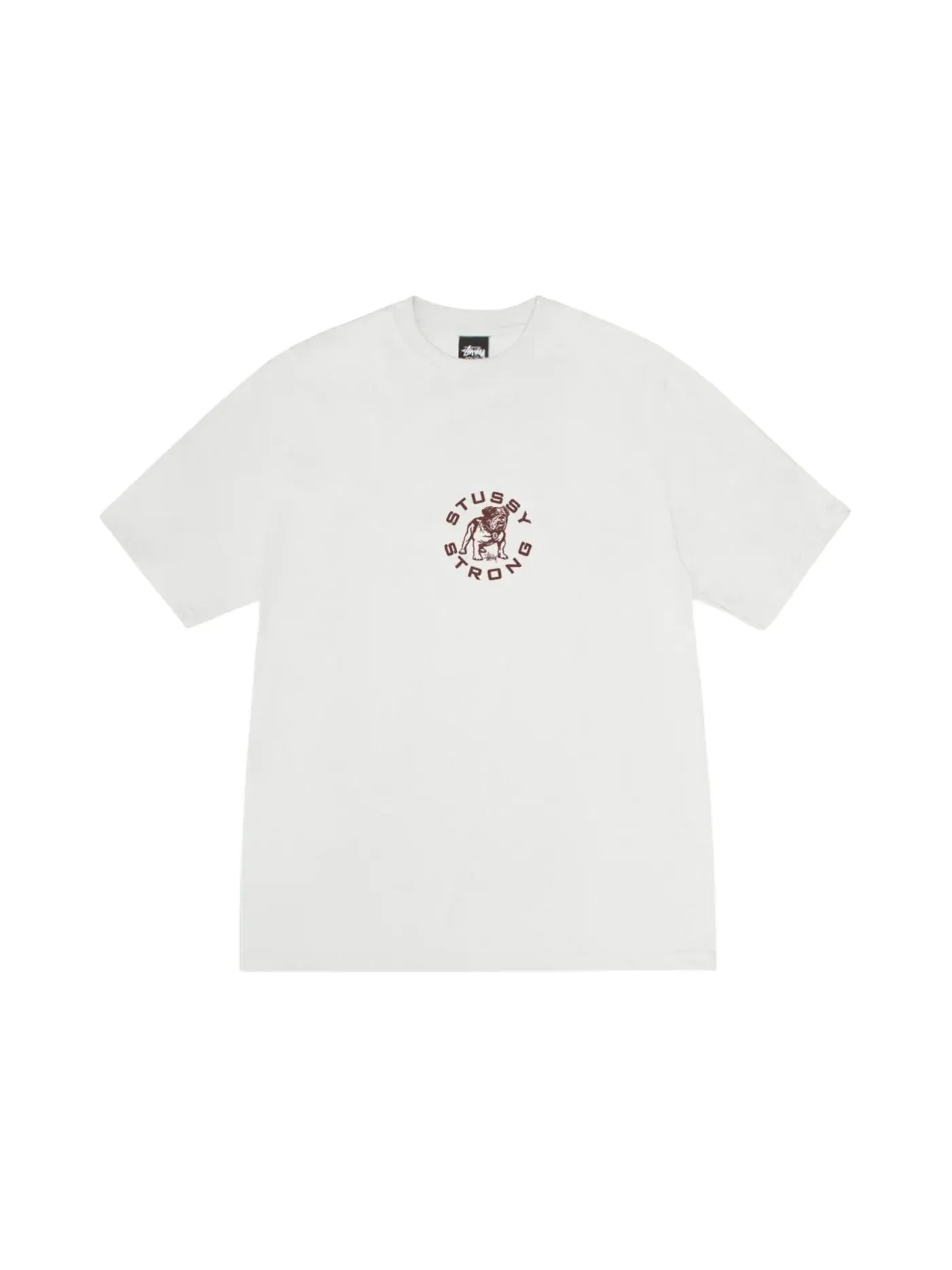 Мужская футболка с пигментным окрашиванием Tee Stussy — изображение 1 из 1, прозрачный