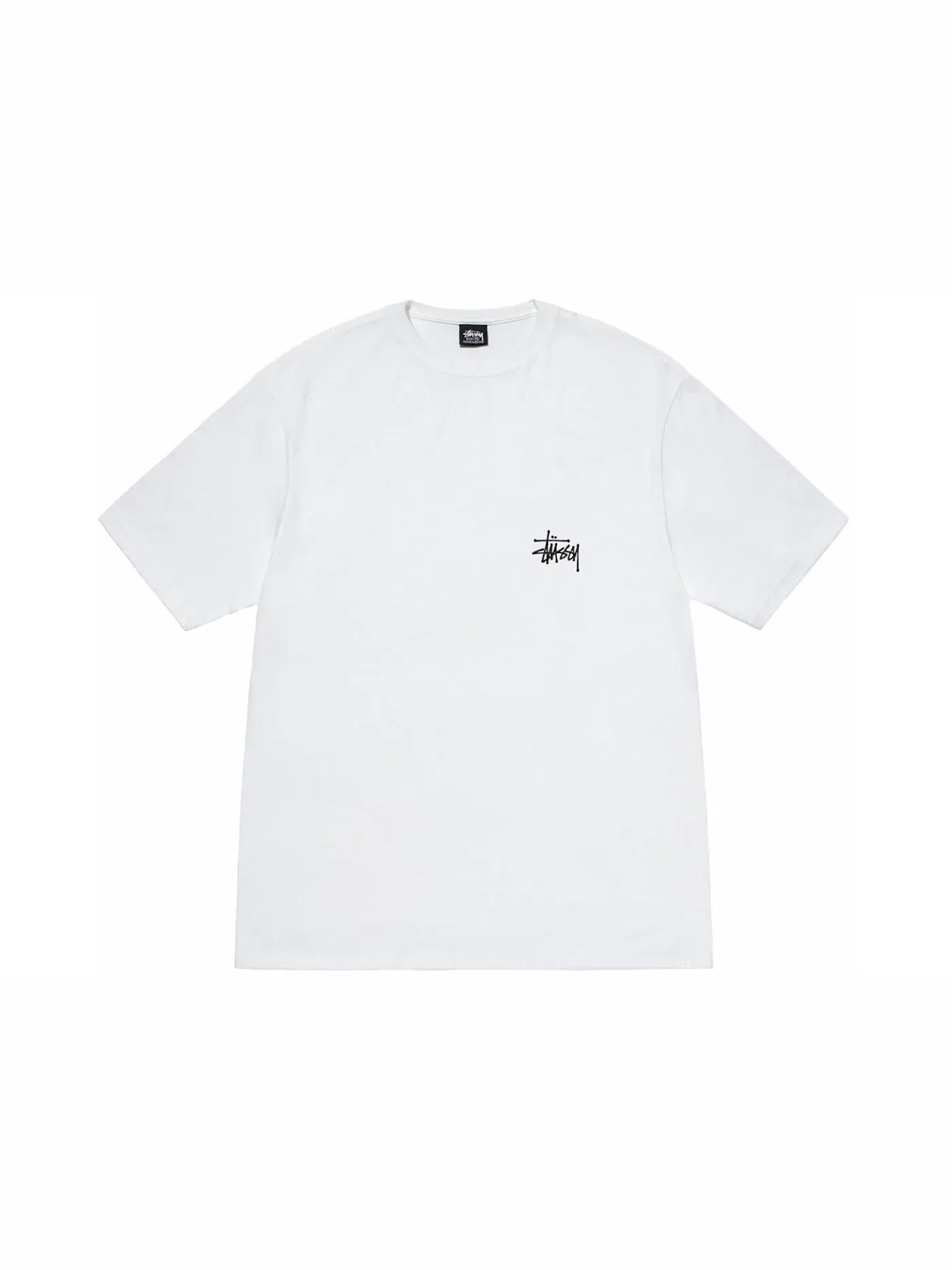 Мужская футболка с принтом Stussy Tee — изображение 2 из 2, белый