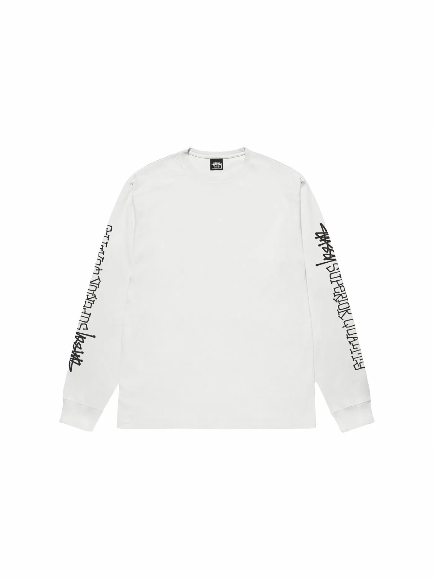 Мужская футболка с длинным рукавом пигментного крашения Stussy — изображение 2 из 2, прозрачный
